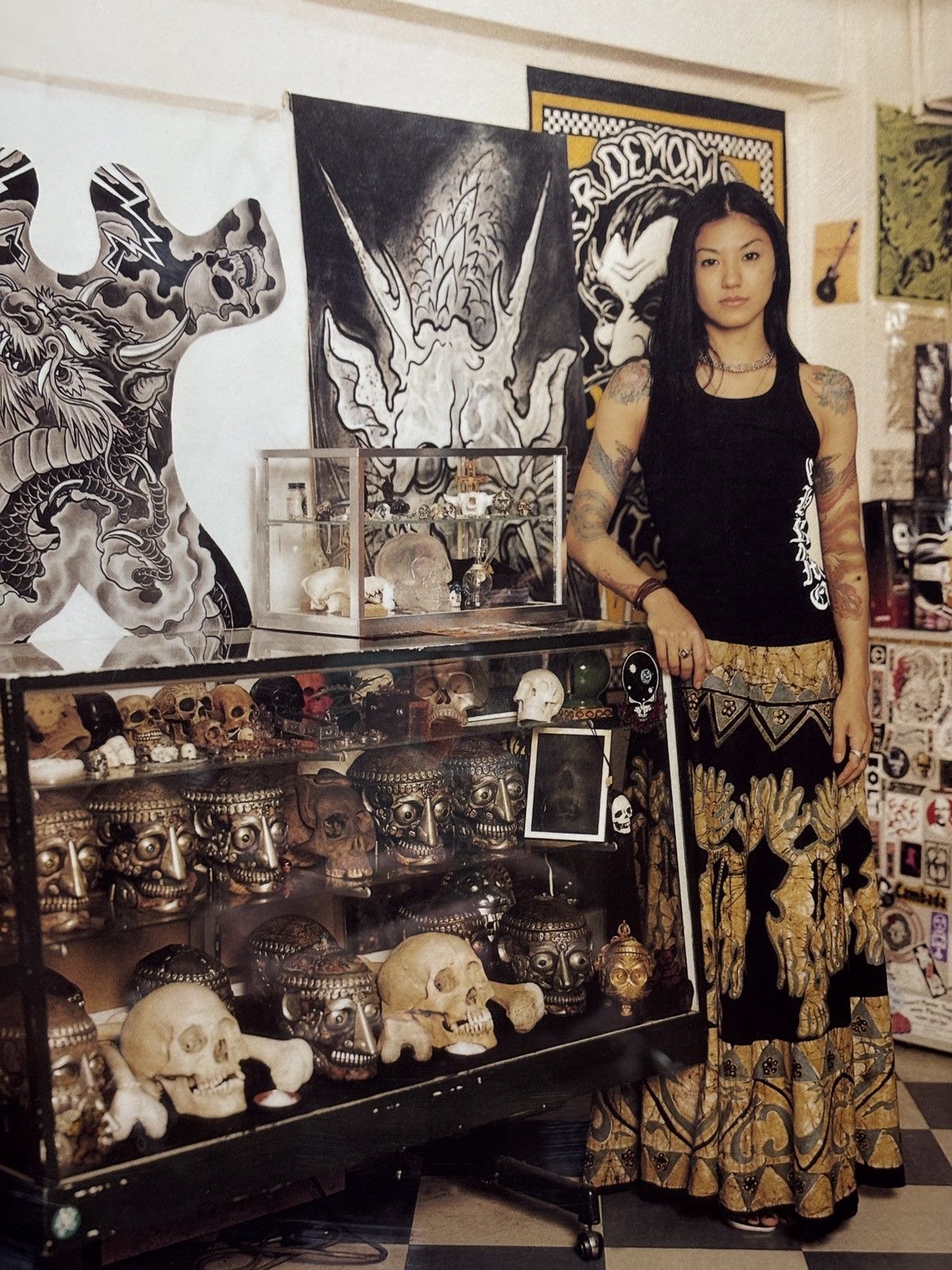 Chrome Hearts • Chrome Hearts • 'Hard Wolf & The Mirror' 💀 Framed Art Size ONE SIZE - 4 Thumbnail