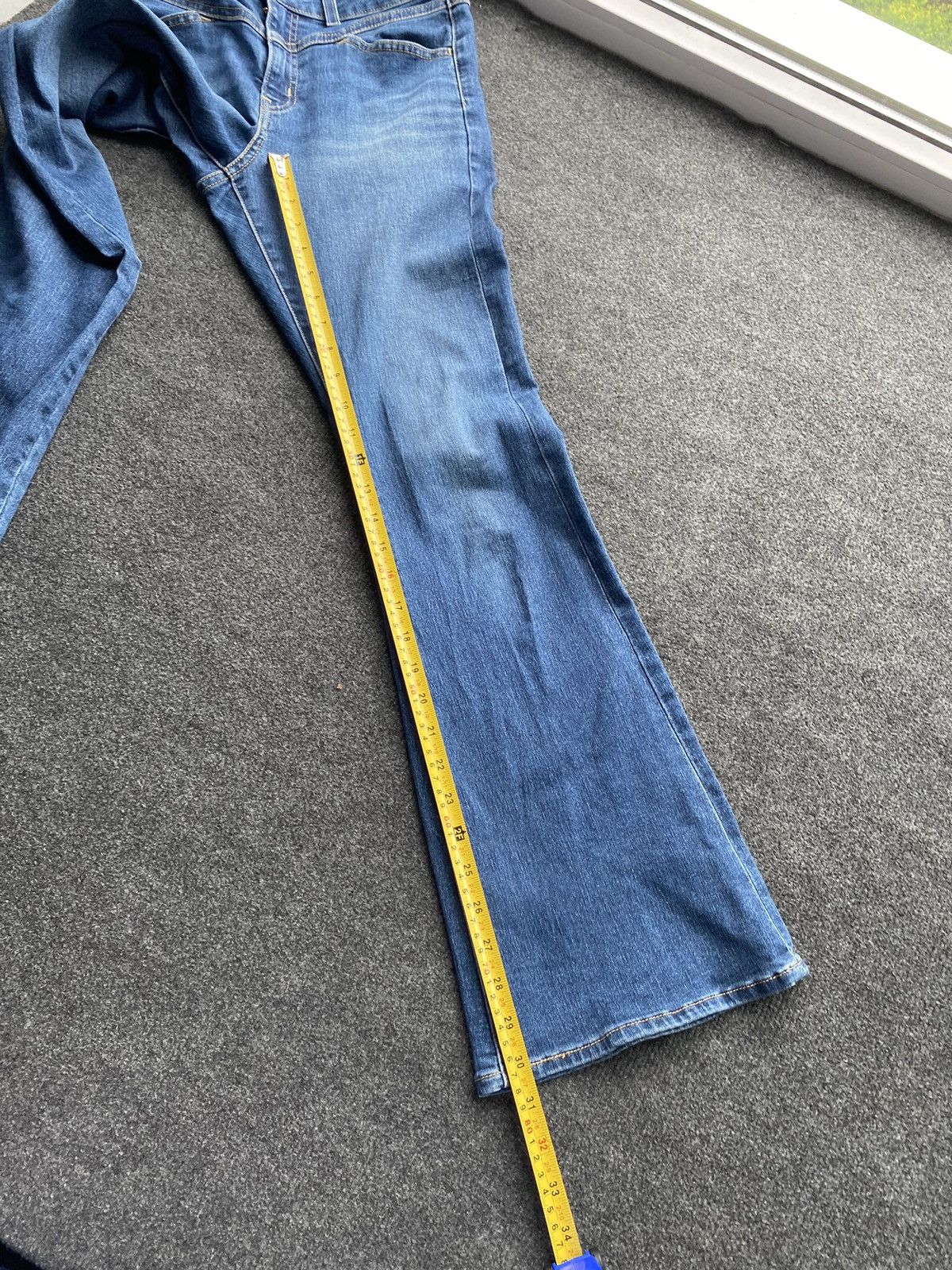 Levi's 🔥Levis 726 Flare Womens blue jeans 28 sz goth emo alt Size 28" / US 6 / IT 42 - 10 Thumbnail