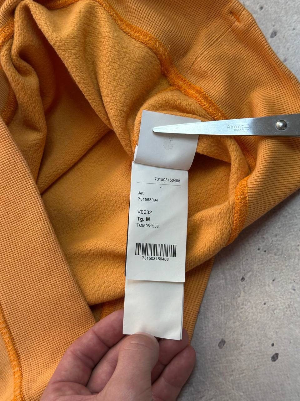 Stone Island Stone Island Compass Logo Sweatshirt Orange Crewneck Size M Size US M / EU 48-50 / 2 - 12 Thumbnail