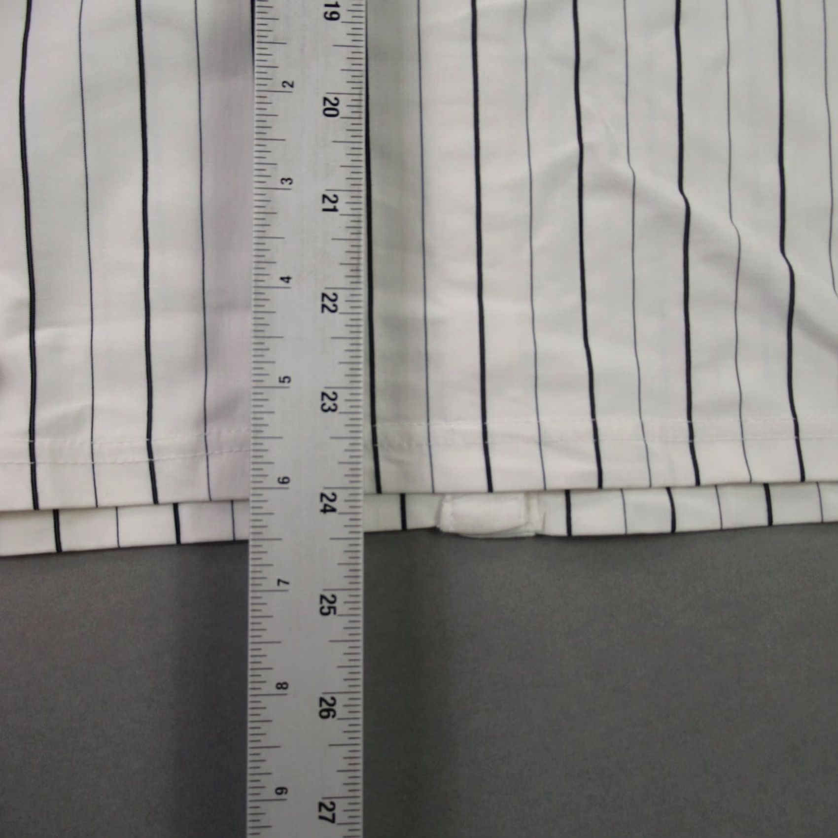 J. Jill J Jill Shirt Womens Medium Long Sleeve Button Front Stretch White Stripes Size M / US 6-8 / IT 42-44 - 7 Thumbnail