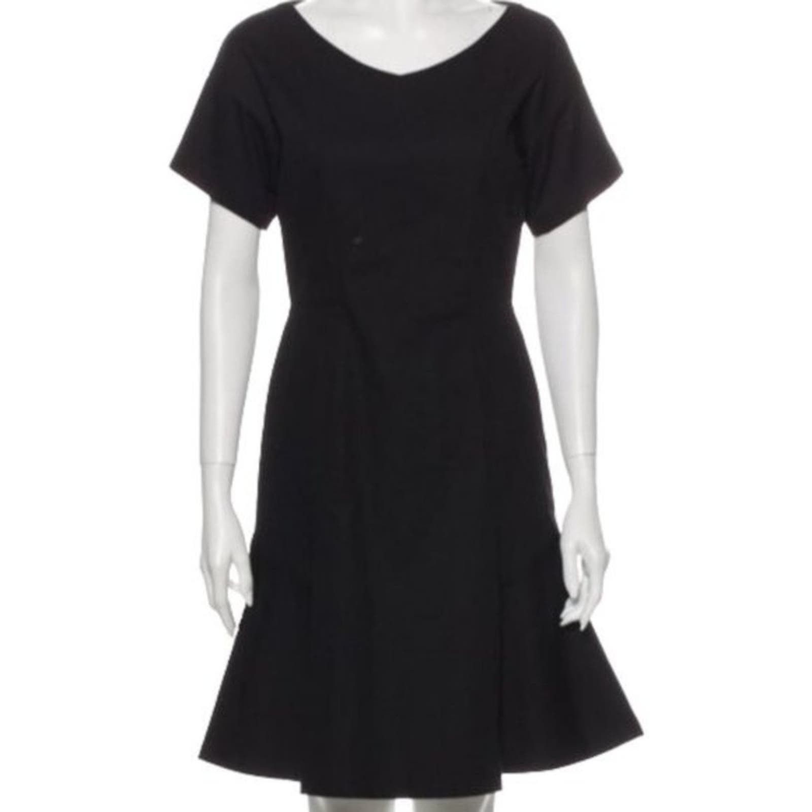 Piazza Sempione PIAZZA SEMPIONE Black A-Line Mini Dress w/ Tags, M/US6/IT42 Size M / US 6-8 / IT 42-44 - 5 Thumbnail