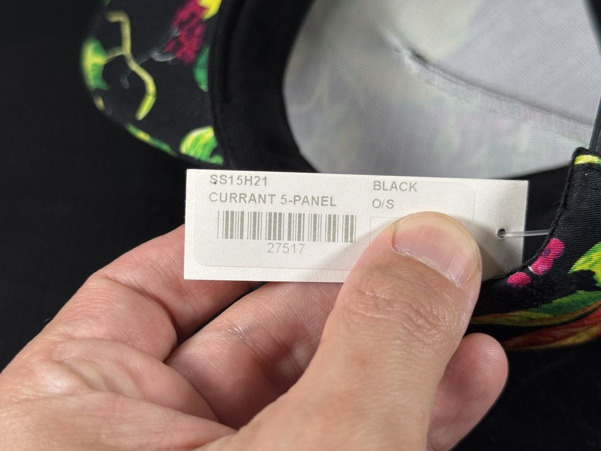 Supreme SUPREME SS15 CURRANT 5-PANEL CAP BLACK BRAND NEW WITH TAGS Size ONE SIZE - 7 Thumbnail