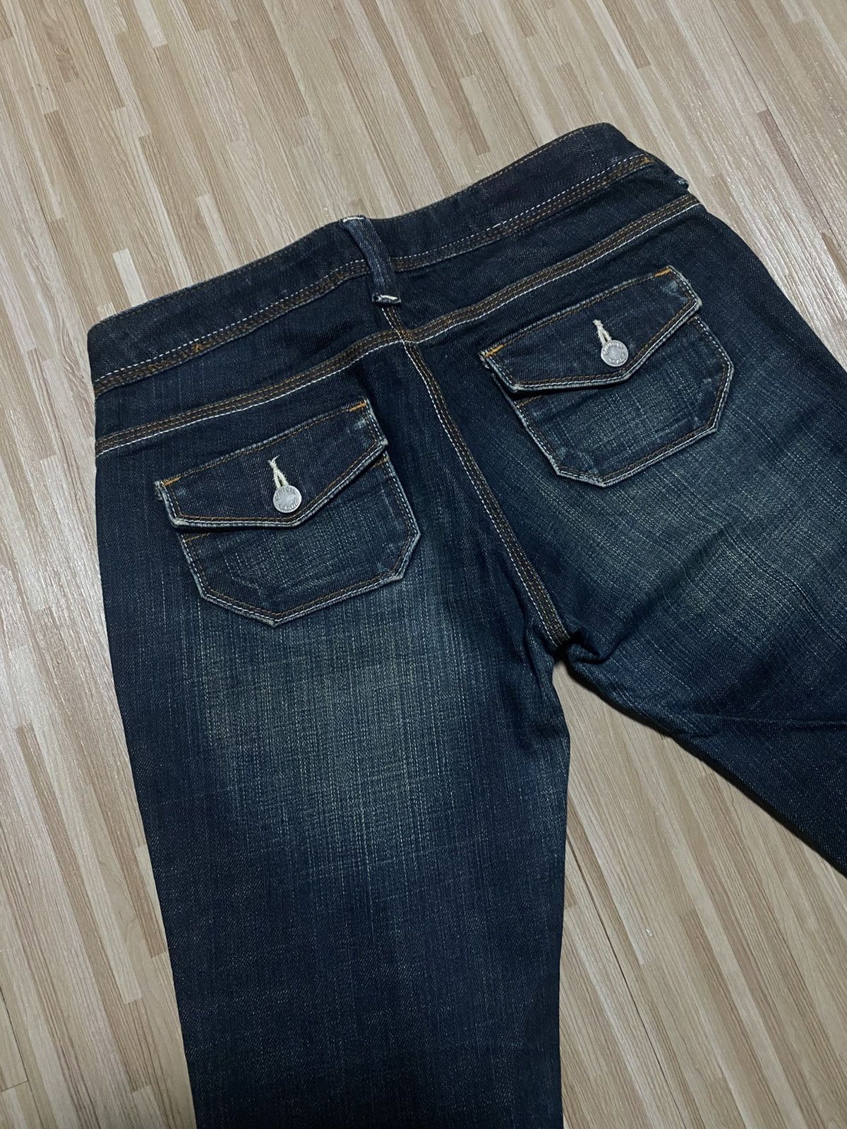 Japanese Brand 💥Denim Bootcut Bushpants💥 Size US 28 / EU 44 - 10 Thumbnail