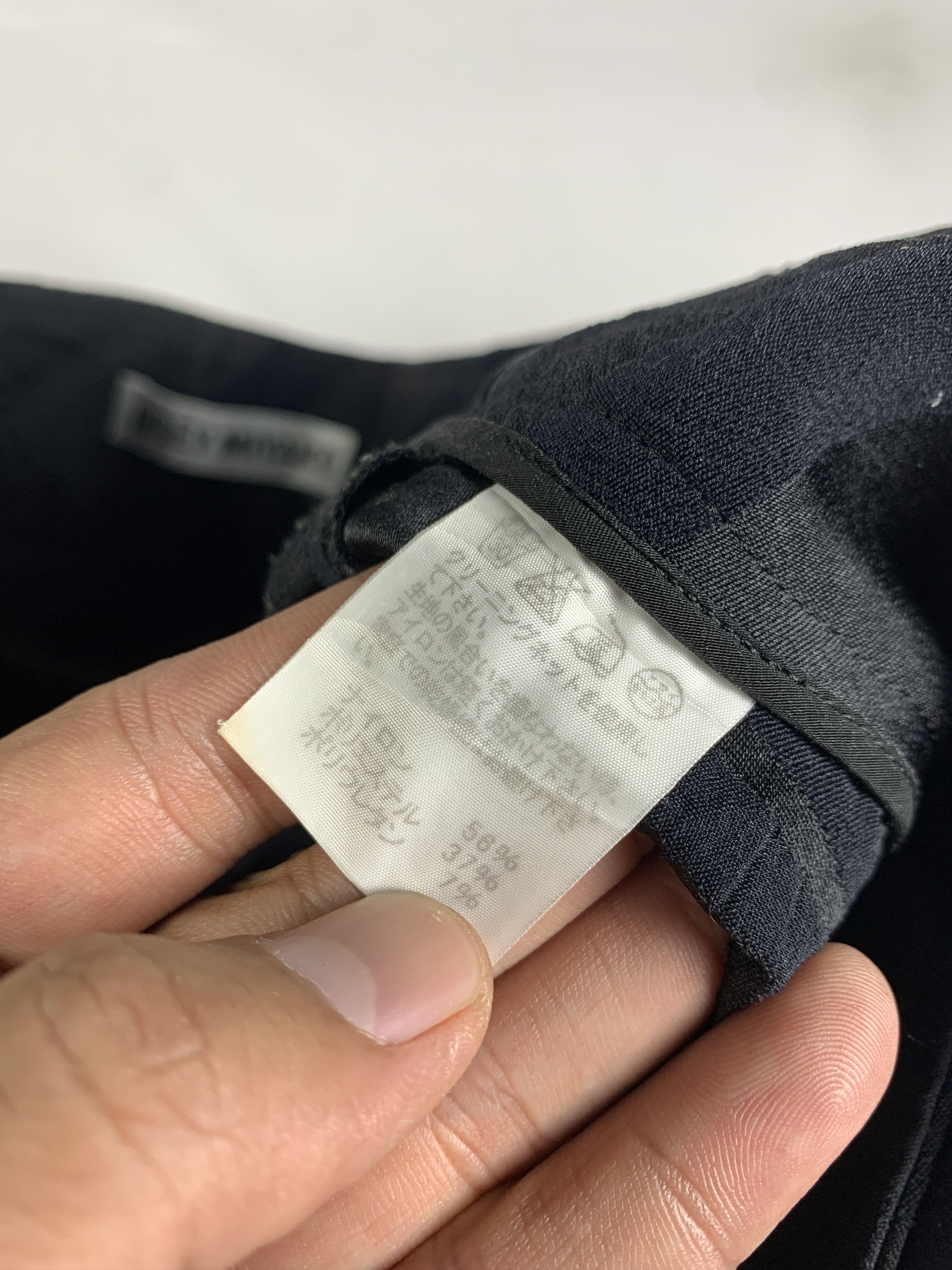 Issey Miyake 2000s Issey Miyake Black Geometric Pants (29) Size 29" - 9 Thumbnail