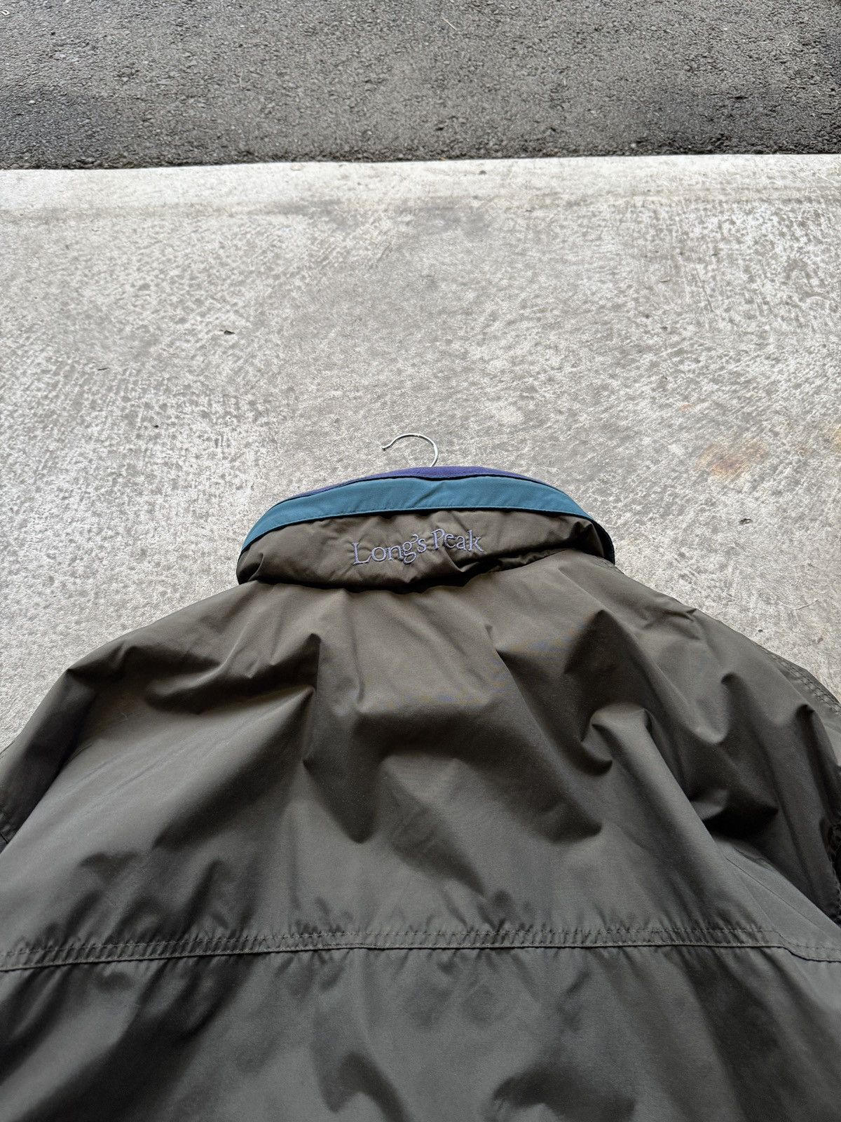 Columbia × Japanese Brand Vintage Y2K Columbia green blue longs peak rain jacket Size US L / EU 52-54 / 3 - 4 Thumbnail