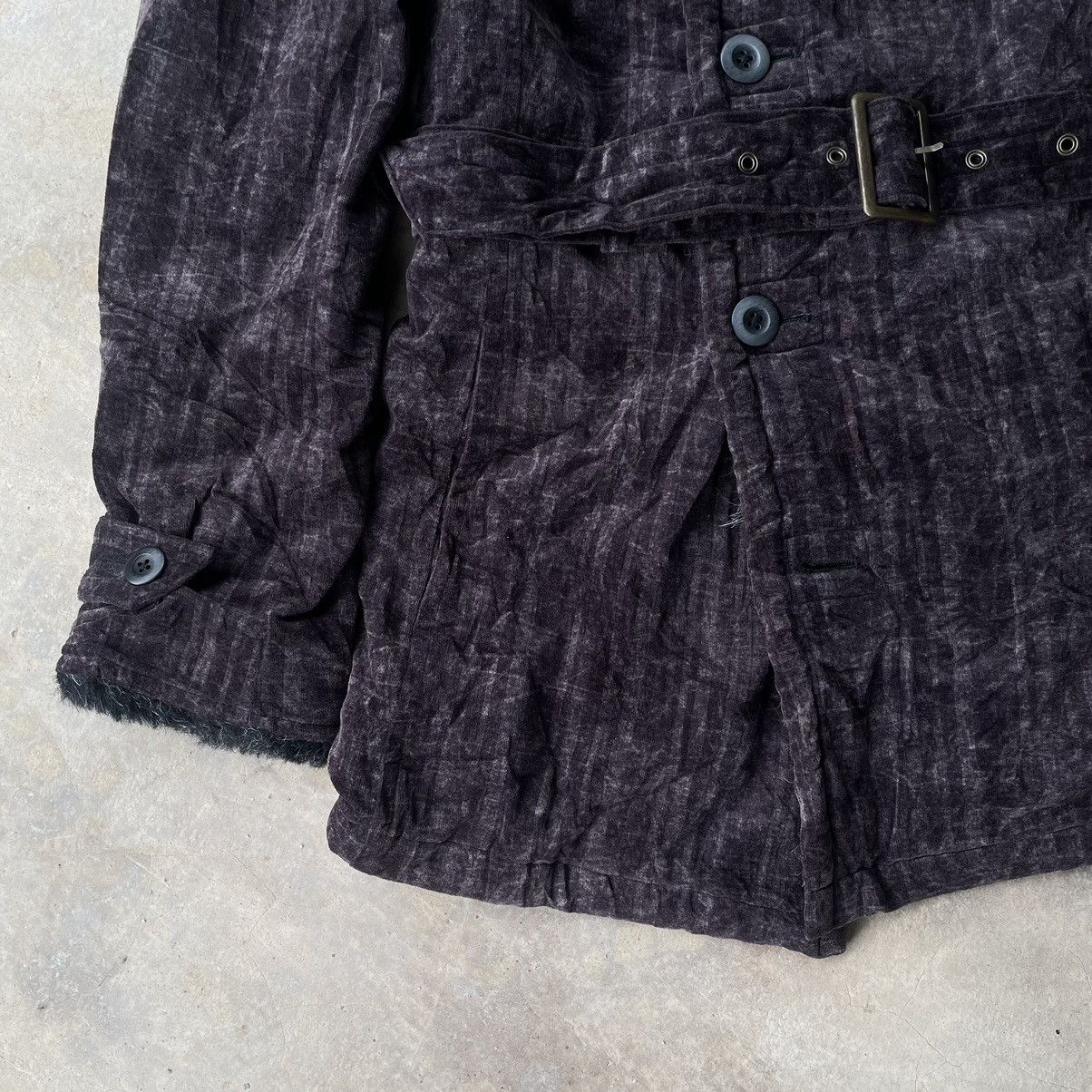 Tornado Mart 🇯🇵Tornado Mart Faux Fur Velvet Belted Gothic Punk Coat Jacket Size US M / EU 48-50 / 2 - 10 Thumbnail