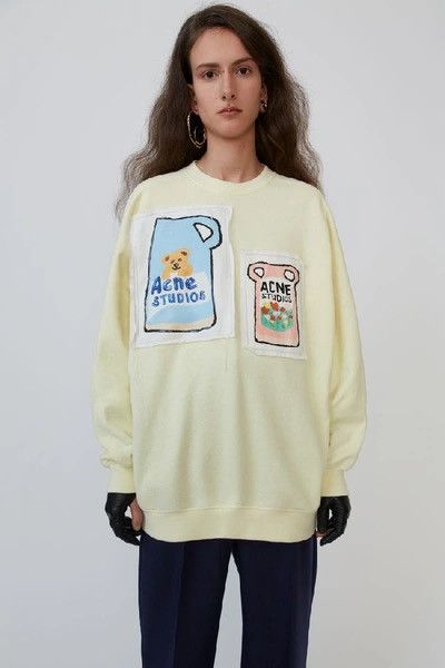 Acne Studios ACNE STUDIOS GRANT LEVY LUCERO STITCHED PATCHES SWEATSHIRT Size S / US 4 / IT 40 - 9 Thumbnail