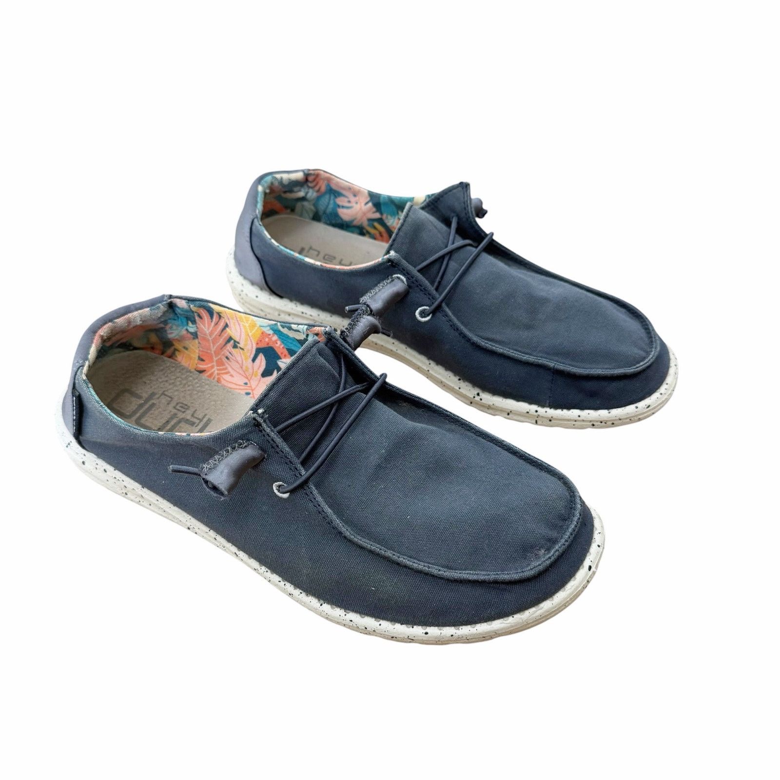 Other Hey Dude Wendy Blue Slip On Shoes Sz 8 Size US 8 / IT 38 - 1 Thumbnail
