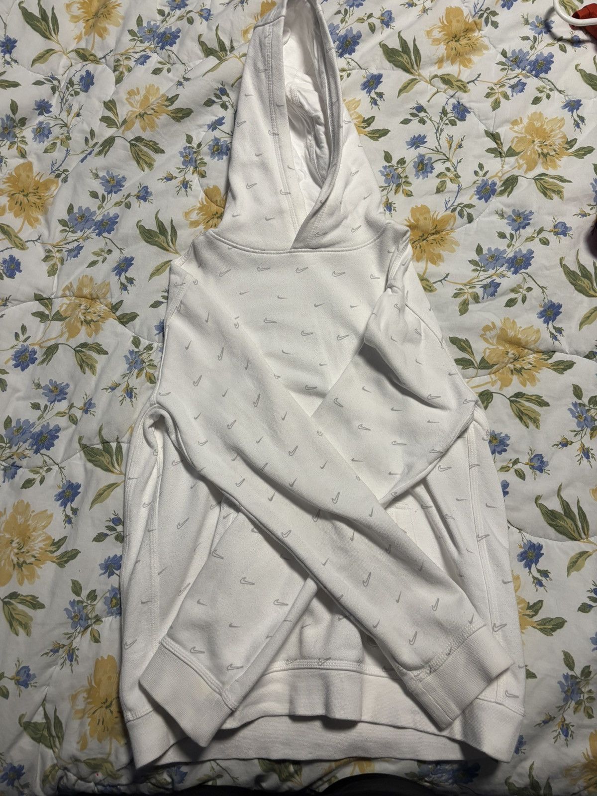 Nike White Nike Hoodie Size US XS / EU 42 / 0 - 1 Thumbnail