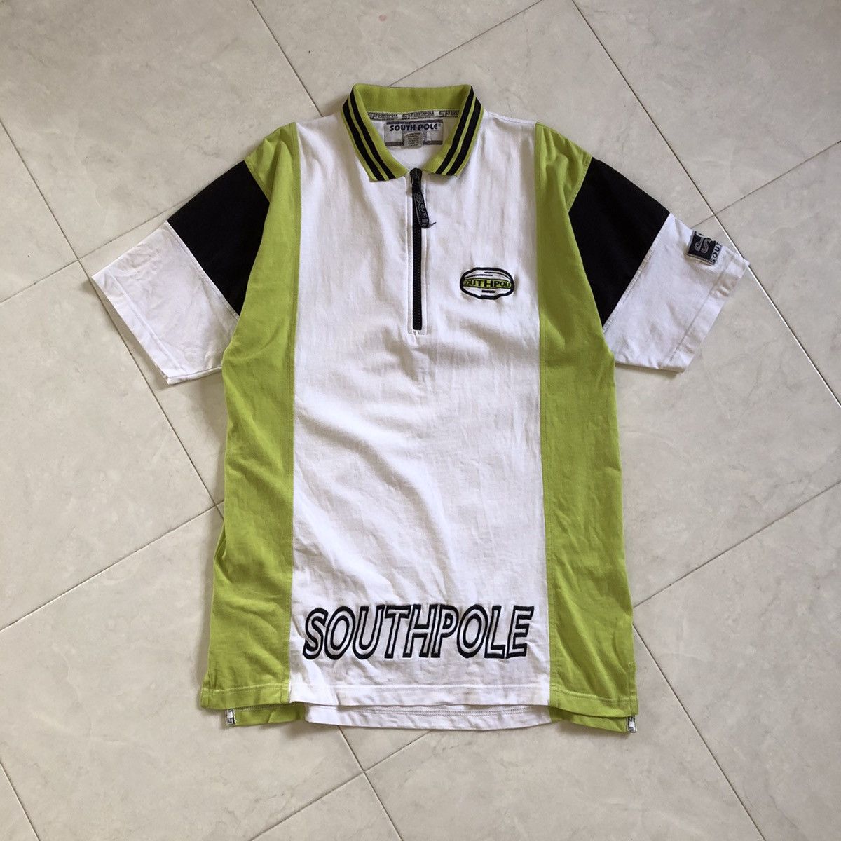 Southpole SOUTHPOLE Rare Design Half Zipper Collar Shirt Size US S / EU 44-46 / 1 - 1 Thumbnail