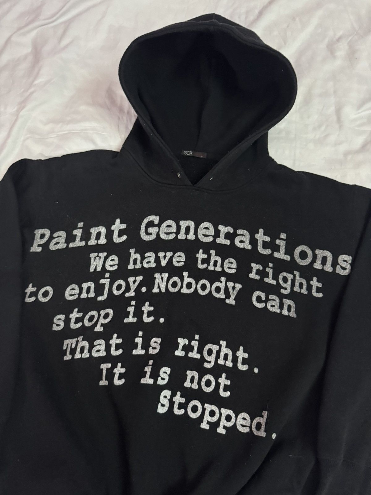 Vintage 2000s Humor Wording y2k Hoodie Size US L / EU 52-54 / 3 - 2 Thumbnail