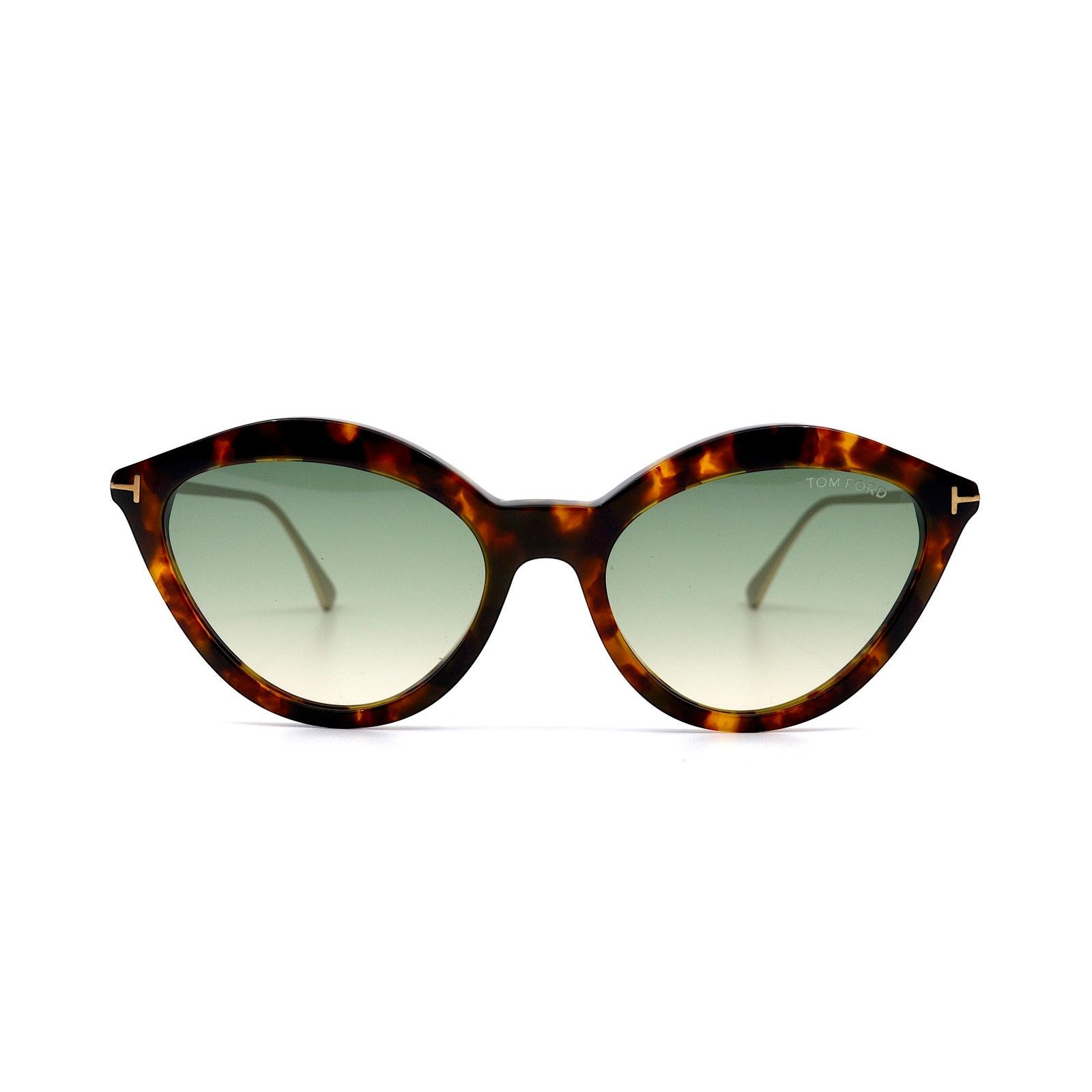 Tom Ford TOM FORD CHLOE TF663/S 55P HAVANA GREEN GRADIENT SUNGLASSES Size ONE SIZE - 3 Thumbnail