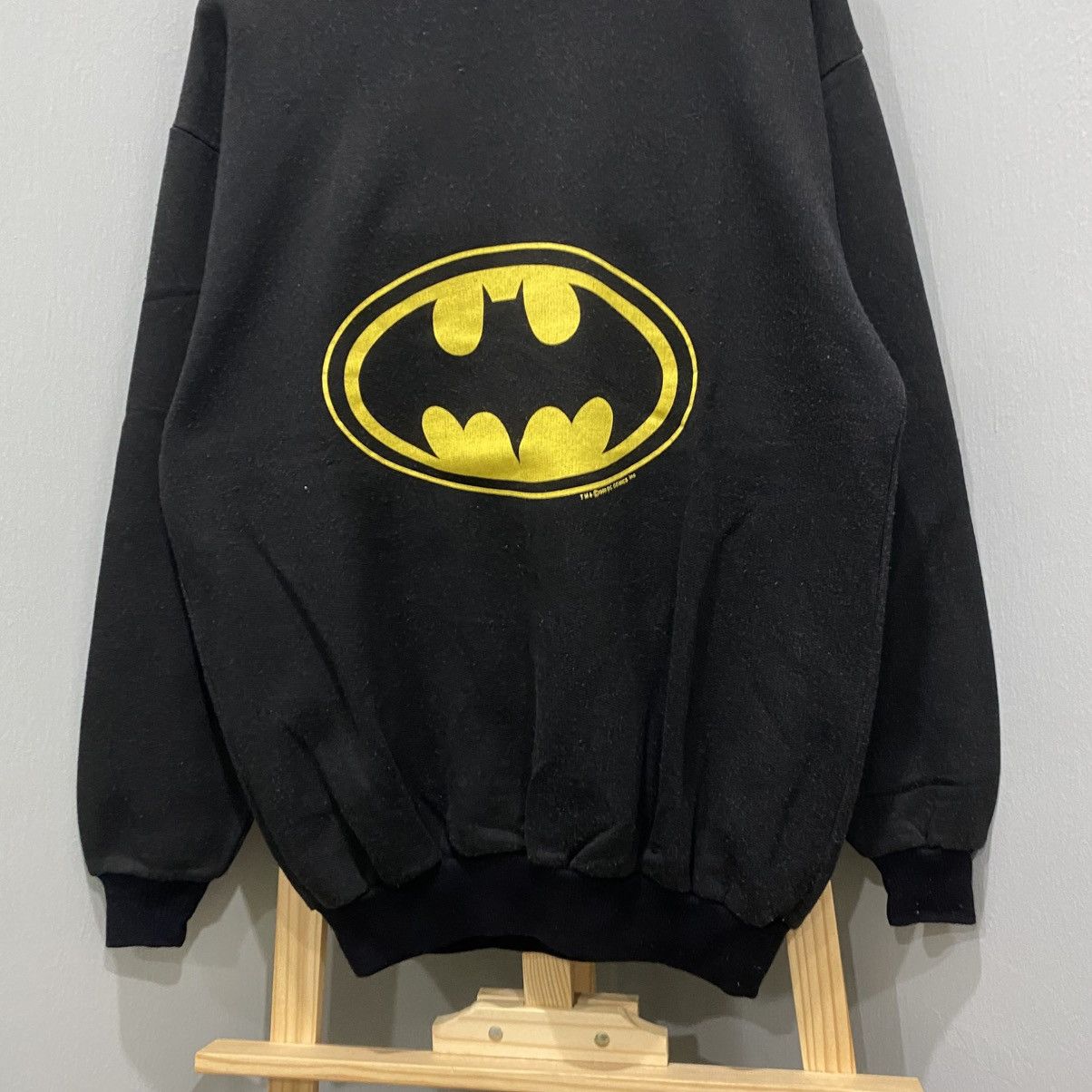 Other Vintage 80s Batman Big Logo Crewneck Sweatshirt Black Yellow Size US L / EU 52-54 / 3 - 3 Thumbnail