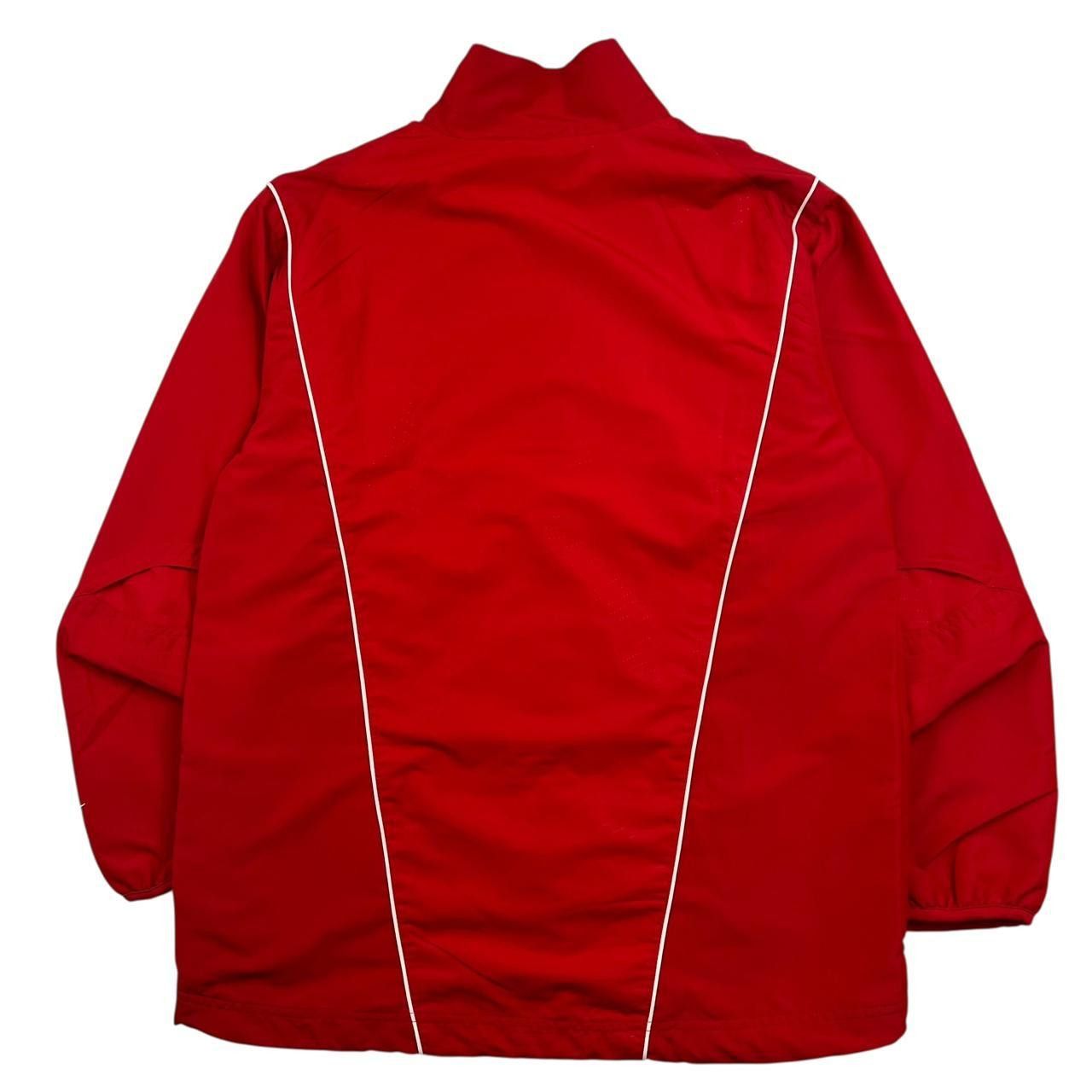 Nike Vintage 2000s Nike Shox Red Zip Up Track Jacket - Medium Size US M / EU 48-50 / 2 - 2 Thumbnail