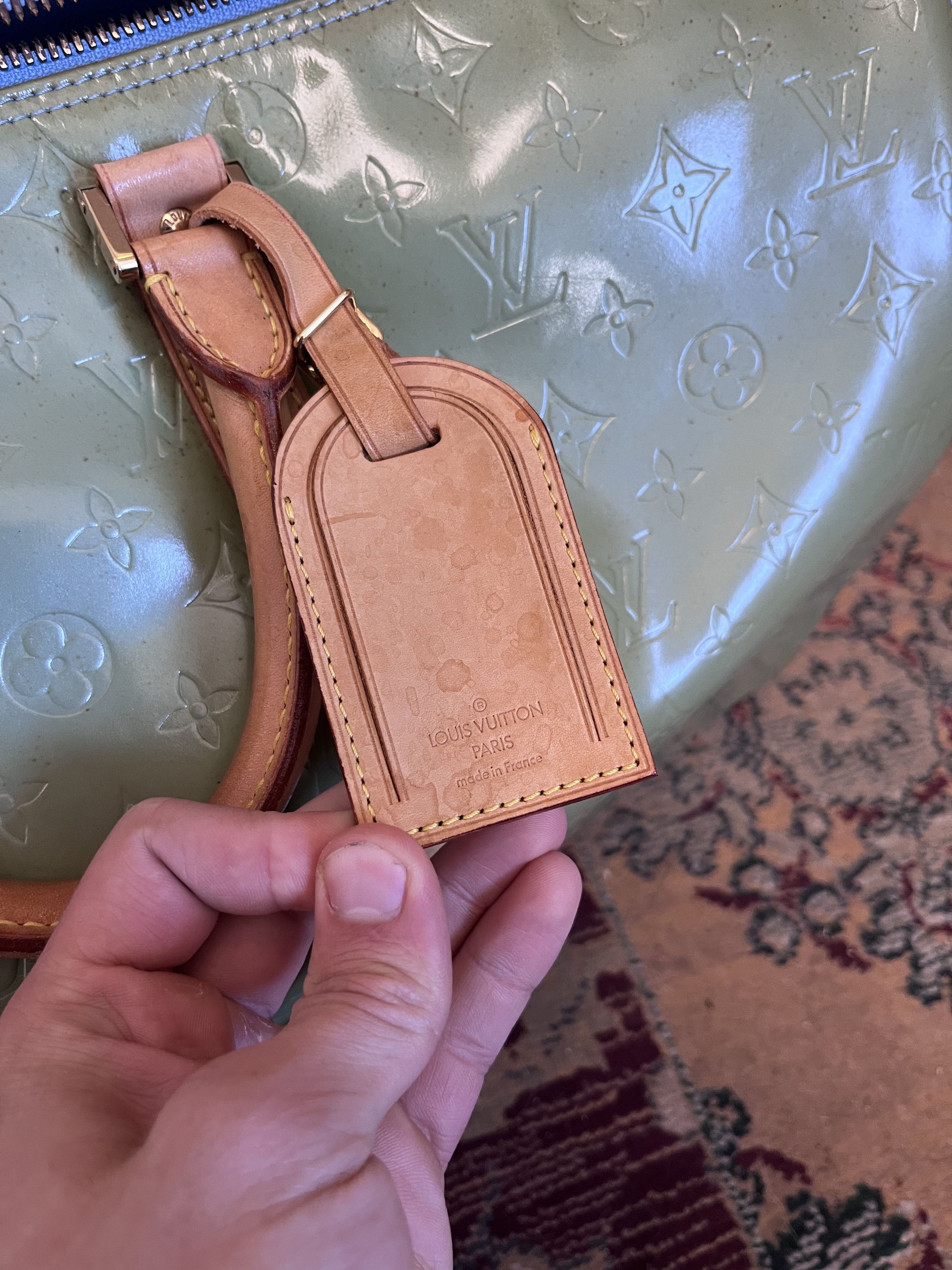 Louis Vuitton Louis Vuitton - Keepall 50 Monogram Vernis Leather Preloved Size ONE SIZE - 9 Thumbnail