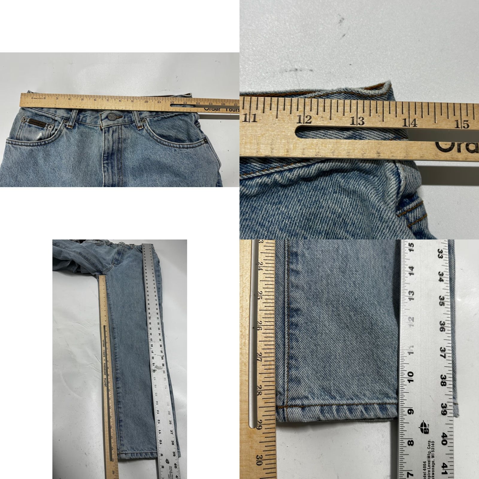 Calvin Klein VINTAGE Calvin Klein Jeans 90s Mom Blue Denim Mid Rise Baggy 27x29 Womens Size 10 Size 32" / US 10 / IT 46 - 8 Thumbnail