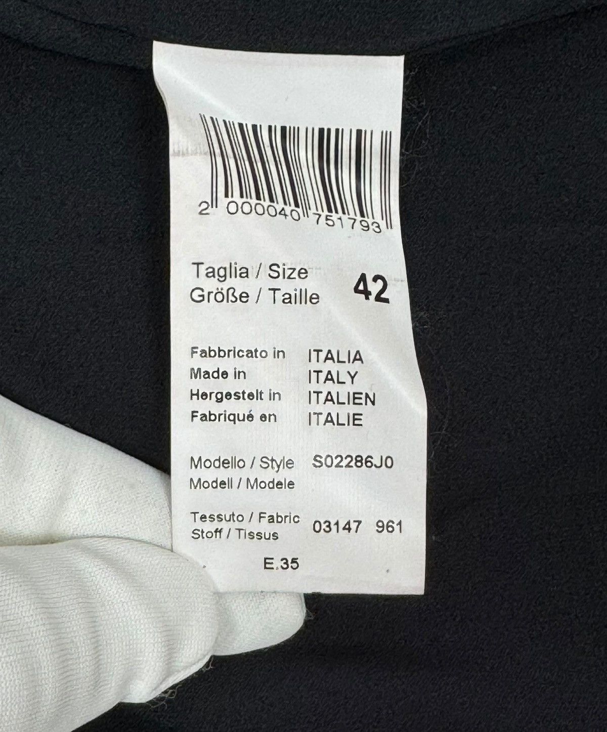 Peserico Peserico Knee-Length Dress Wool-Cotton Glen-Check IT42 Size M / US 6-8 / IT 42-44 - 11 Thumbnail