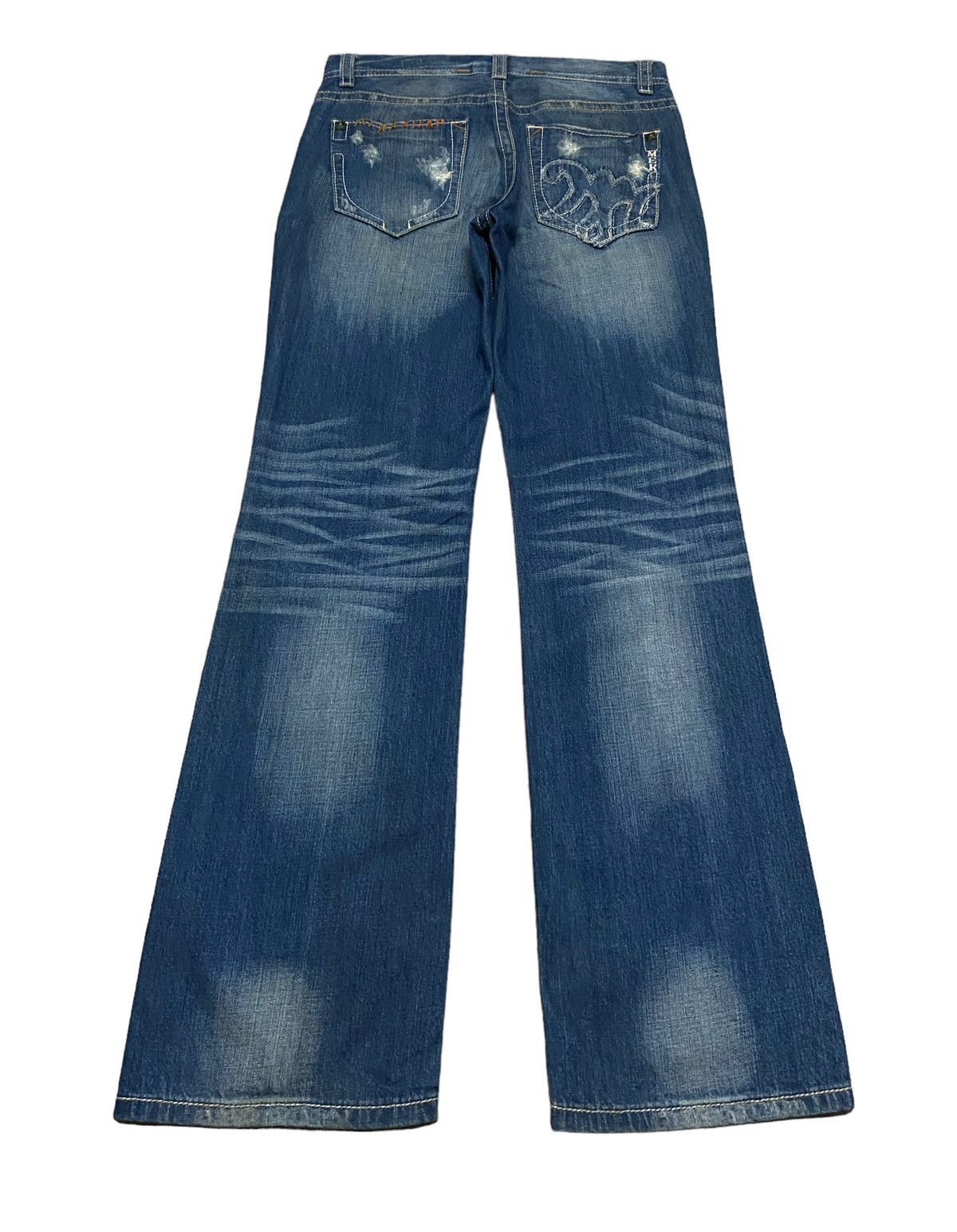 If Six Was Nine × Mek Denim Rare Design Vintage Brand Mek Denim Jeans 2000s Size US 33 - 2 Thumbnail