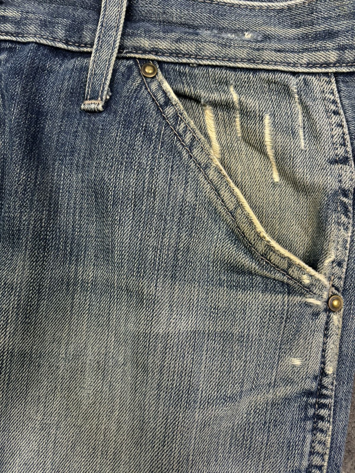 G-Star Vintage G-Star Raw Double Knee Style Mud Wash Baggy Jeans Size US 34 / EU 50 - 8 Thumbnail