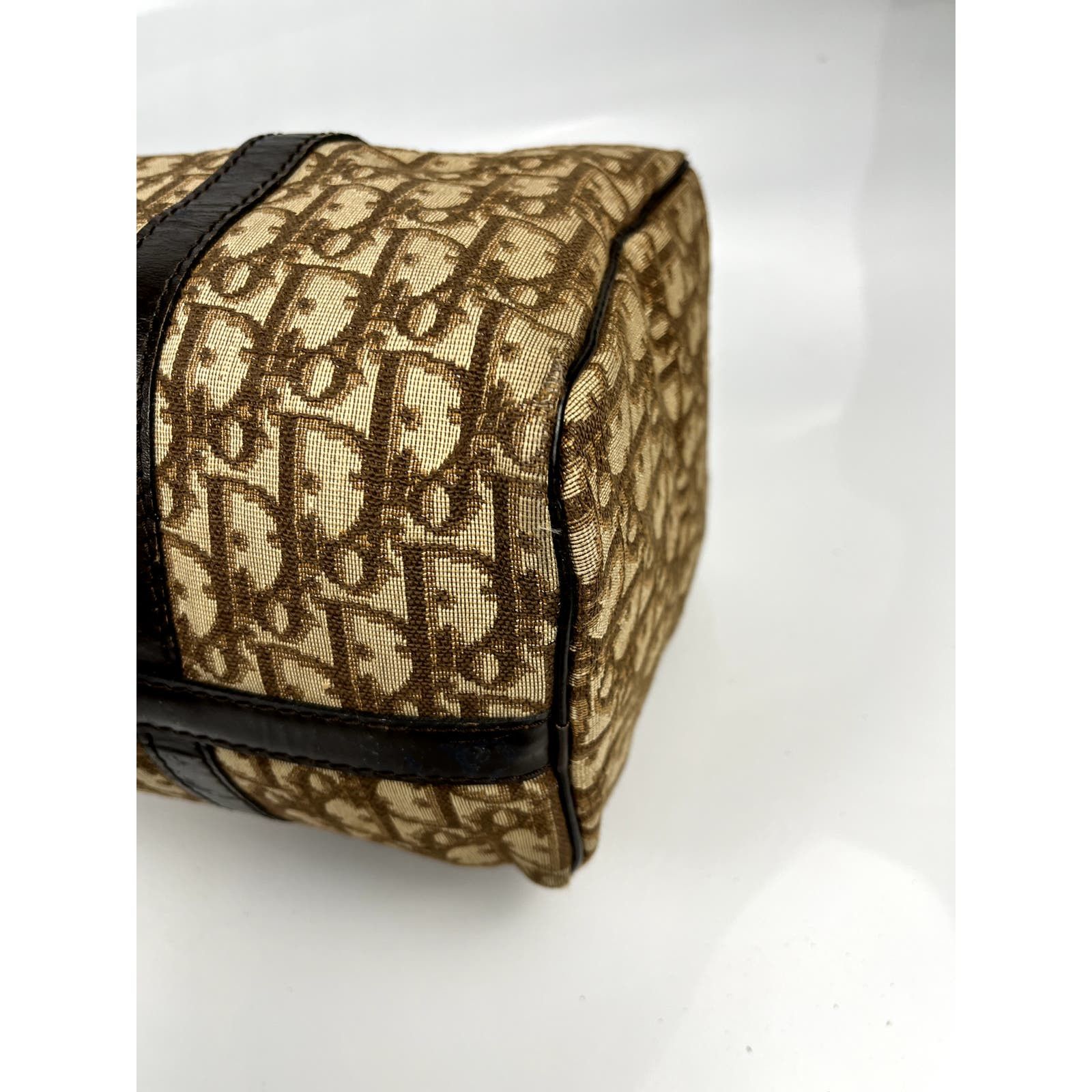 Dior Dior Brown Trotter Canvas Boston Duffle Bag Size ONE SIZE - 12 Thumbnail