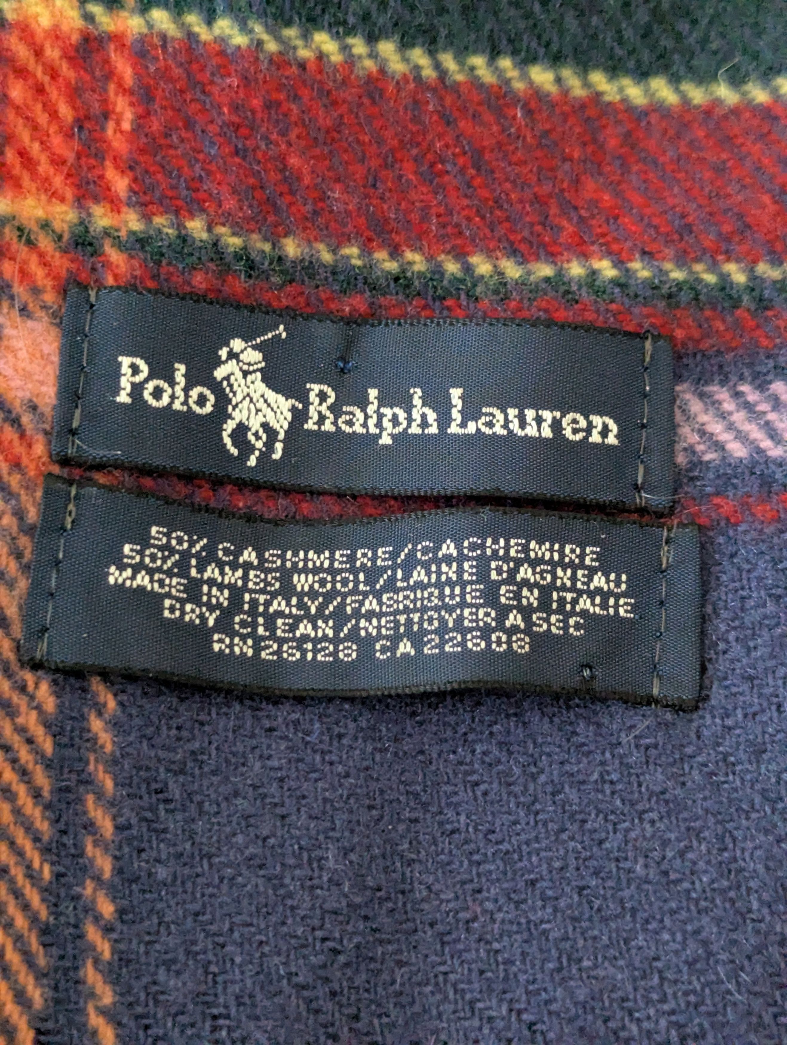 Polo Ralph Lauren Cashmere ,Wool Scarves Size ONE SIZE - 4 Thumbnail