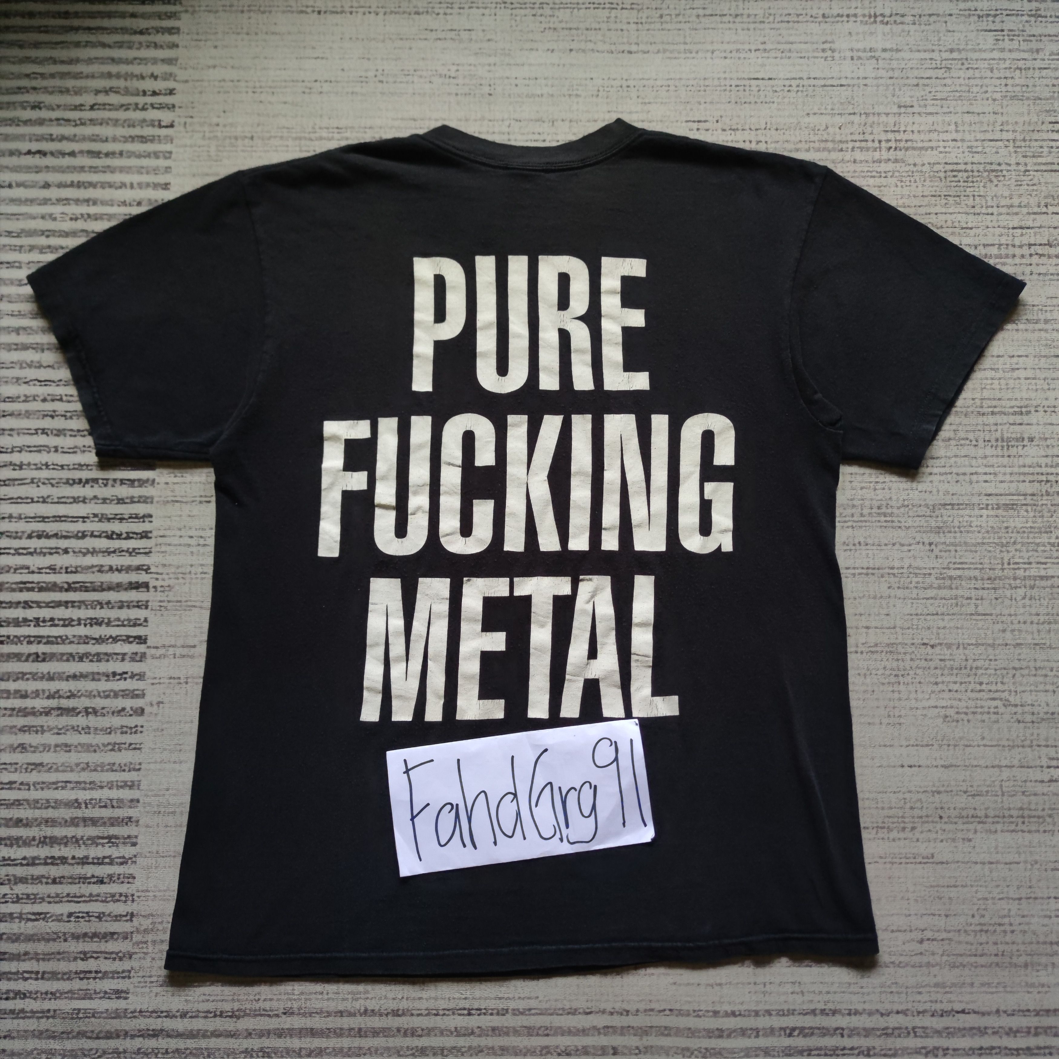 Band Tees × Vintage Vintage 2009 Arch Enemy "Pure Fucking Metal" Size US L / EU 52-54 / 3 - 3 Thumbnail