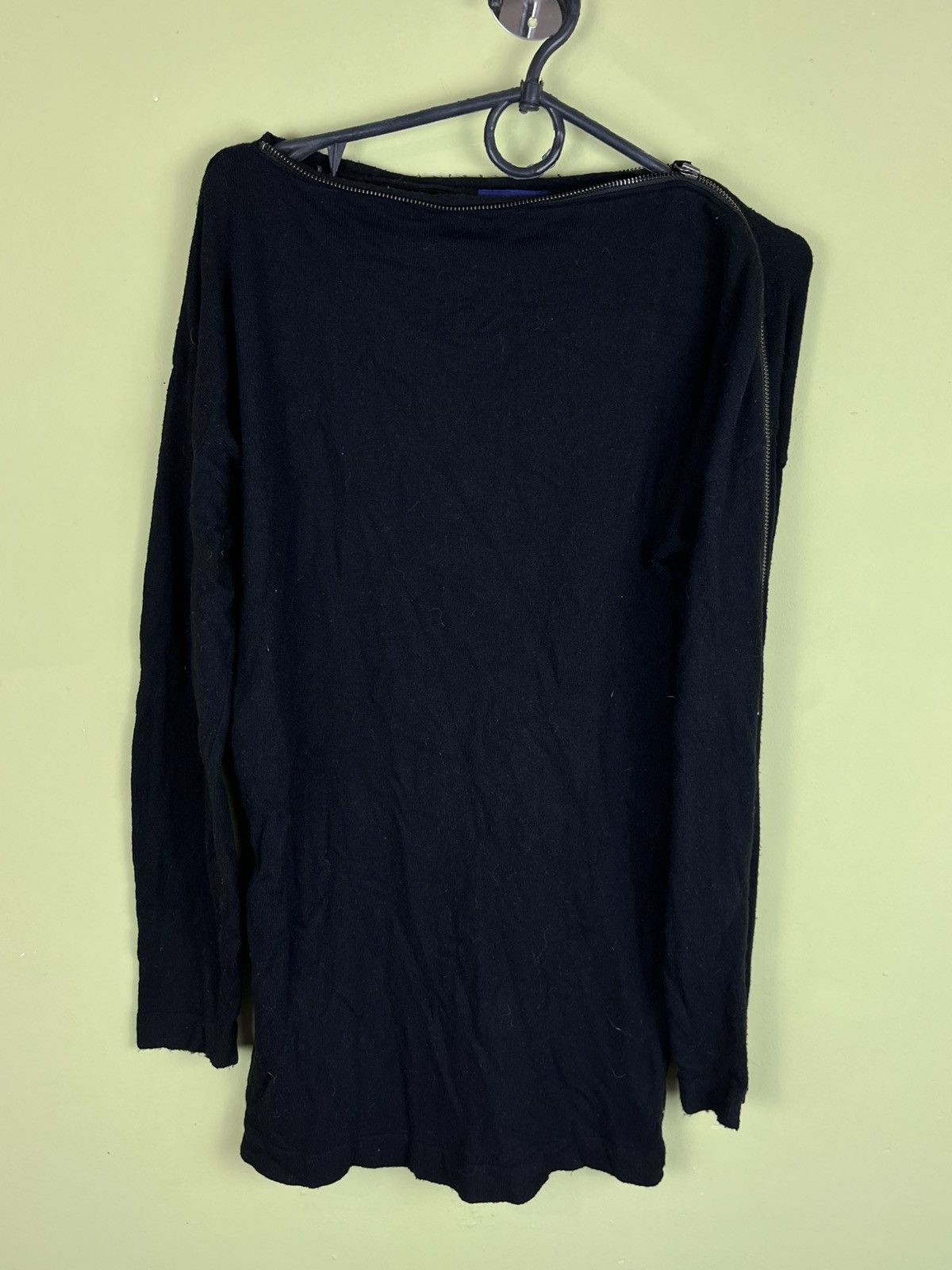 Trussardi Vintage Trussardi full zip sleeve avantgarde sweater Size US L / EU 52-54 / 3 - 2 Thumbnail