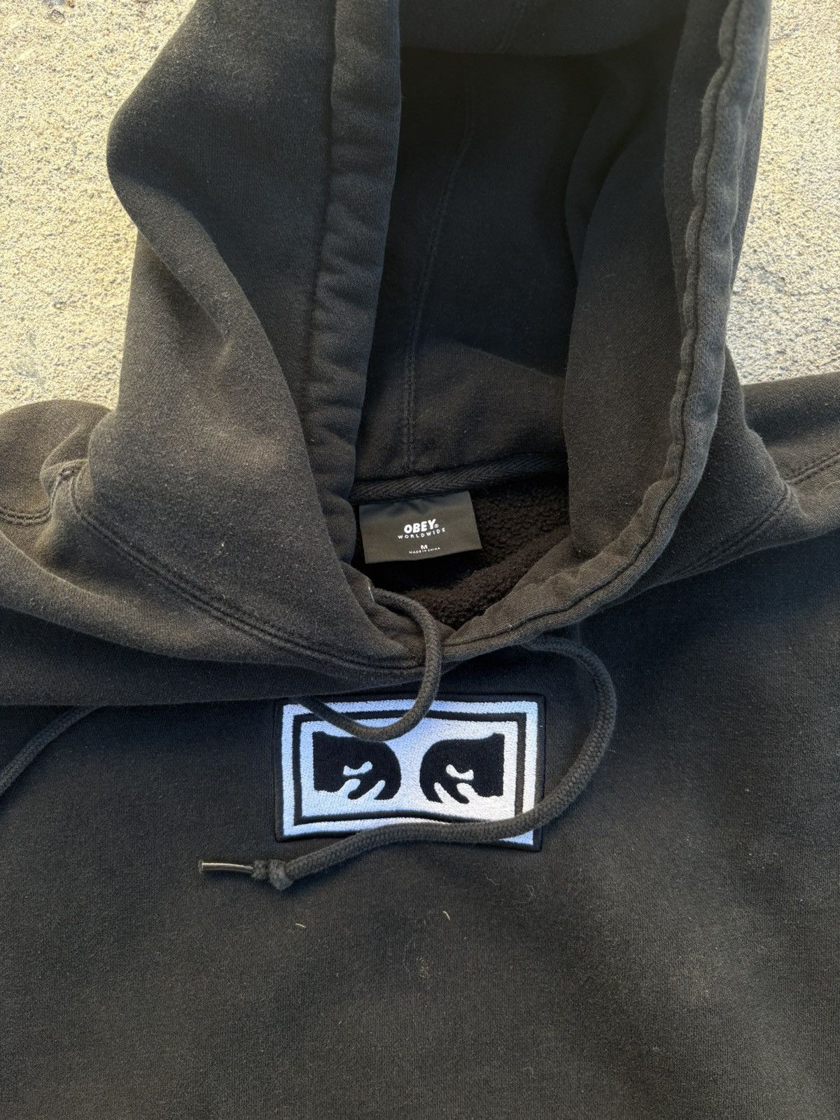 Obey obey - obey front logo hoodie Size US M / EU 48-50 / 2 - 3 Thumbnail