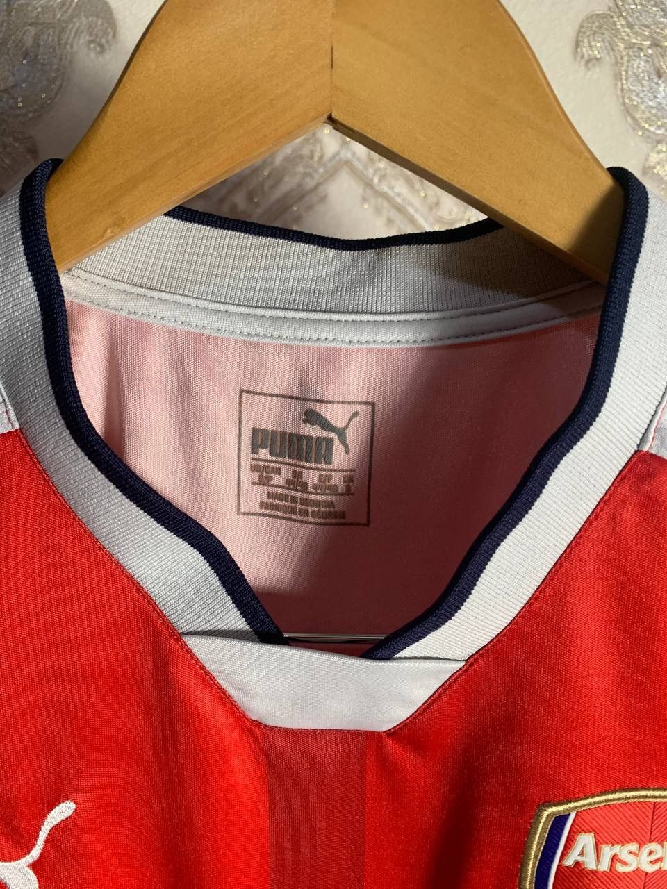 Puma VINTAGE PUMA FC ARSENAL LONDON ENGLAND SOCCER JERSEY RETRO Size US S / EU 44-46 / 1 - 5 Thumbnail