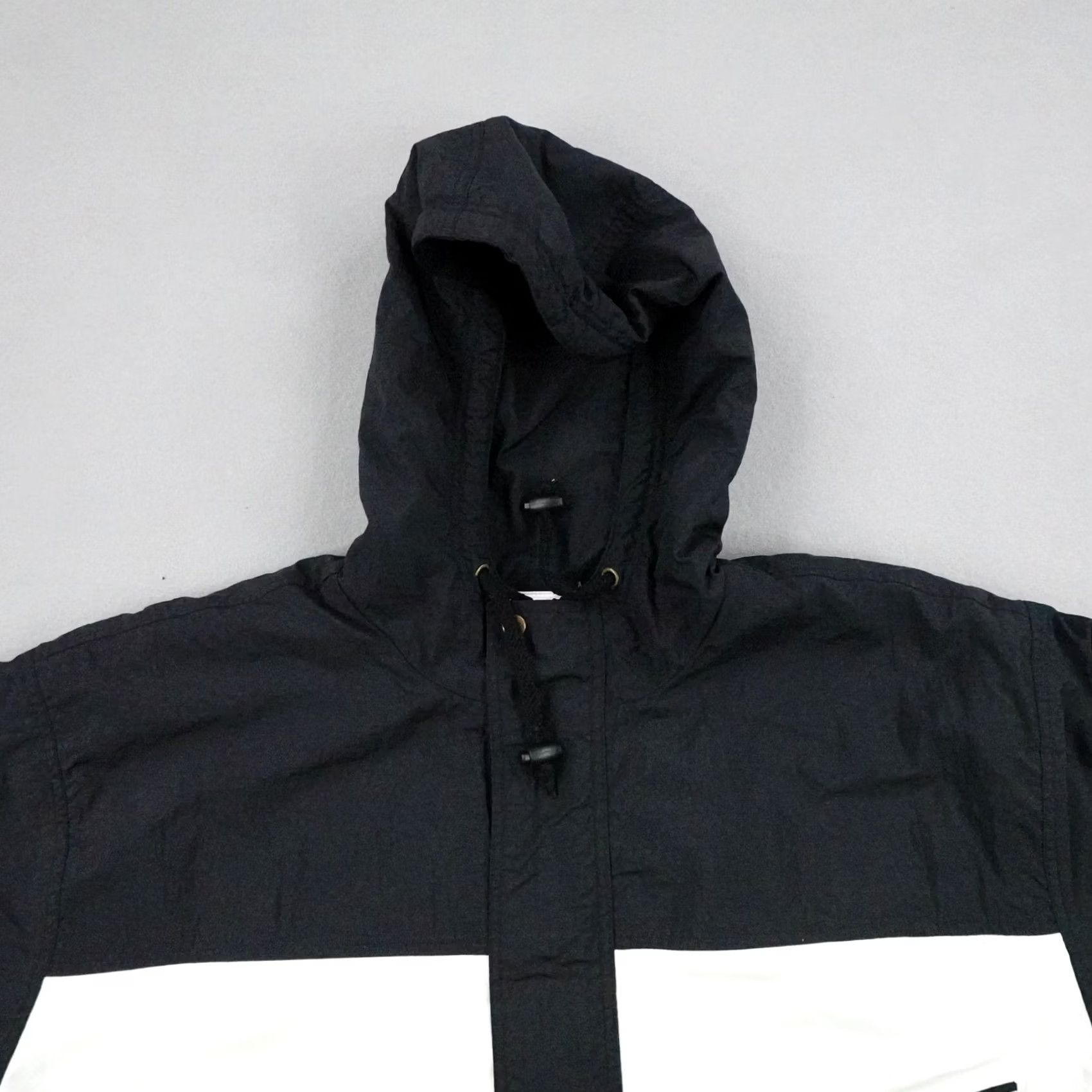 Nike Nike Parka Jacket Mens XL Black White Colorblock Insulated Quilted Full Zip Hooded Coat Size US XL / EU 56 / 4 - 2 Thumbnail