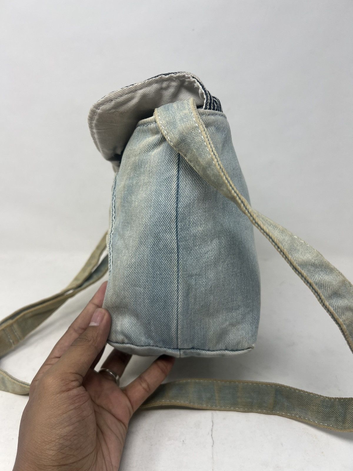 Lee Vintage Lee Union Made Denim Fade Cross body Bag Size ONE SIZE - 4 Thumbnail