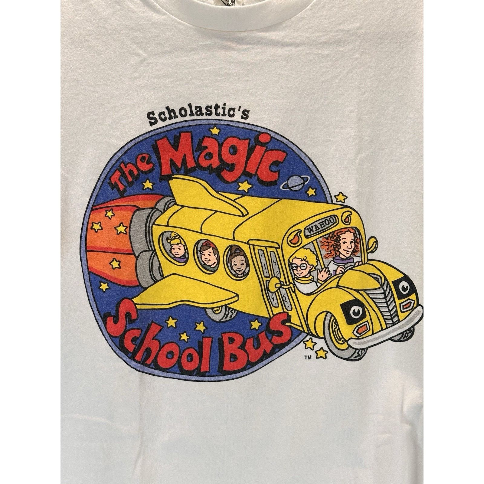 Other Vintage 90s PBS Magic School Bus Graphic T-Shirt XL USA Made Size US XL / EU 56 / 4 - 3 Thumbnail