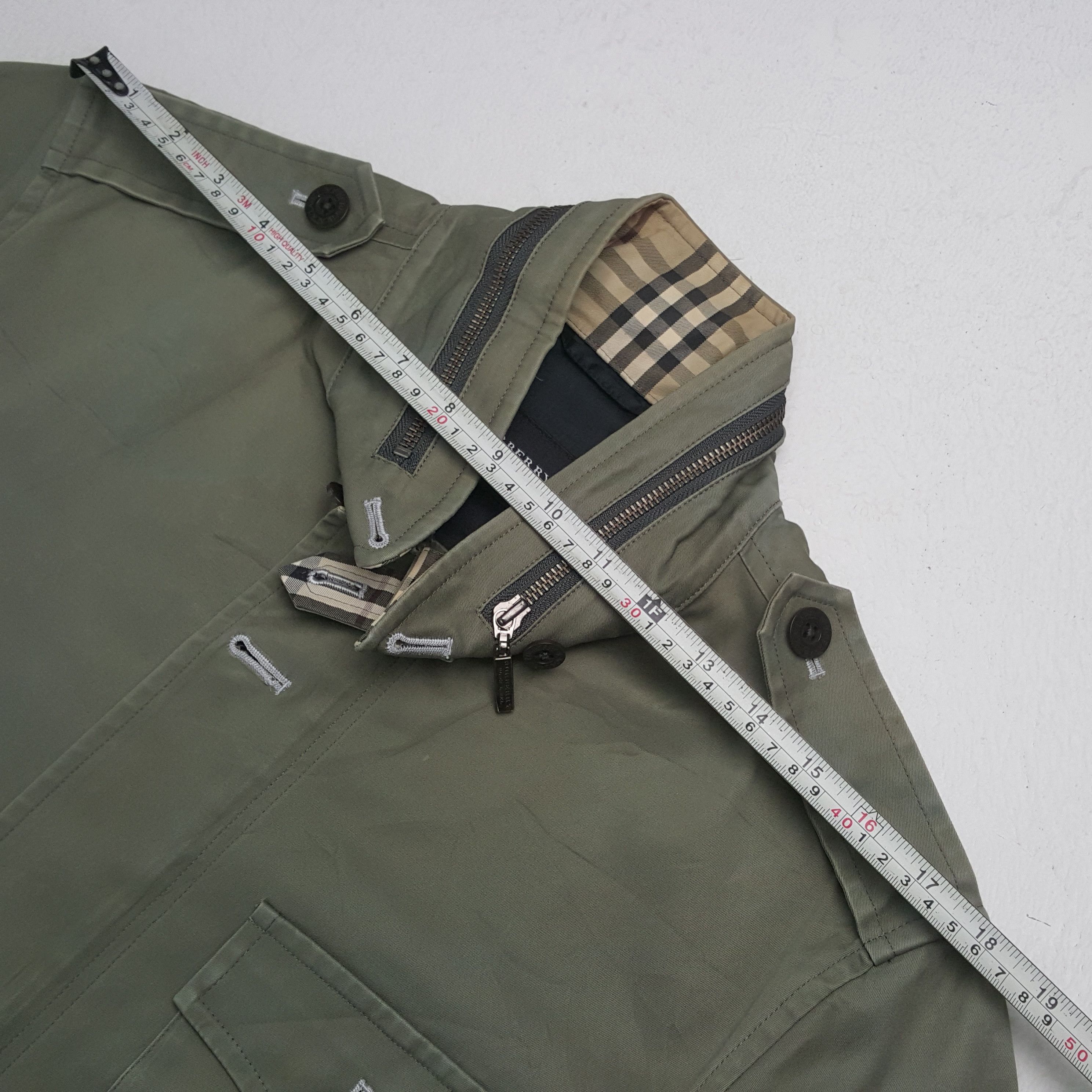 Burberry × Vintage BURBERRY LONDON Fashion Brand Custom Art Jacket C287N18 Size US S / EU 44-46 / 1 - 6 Thumbnail