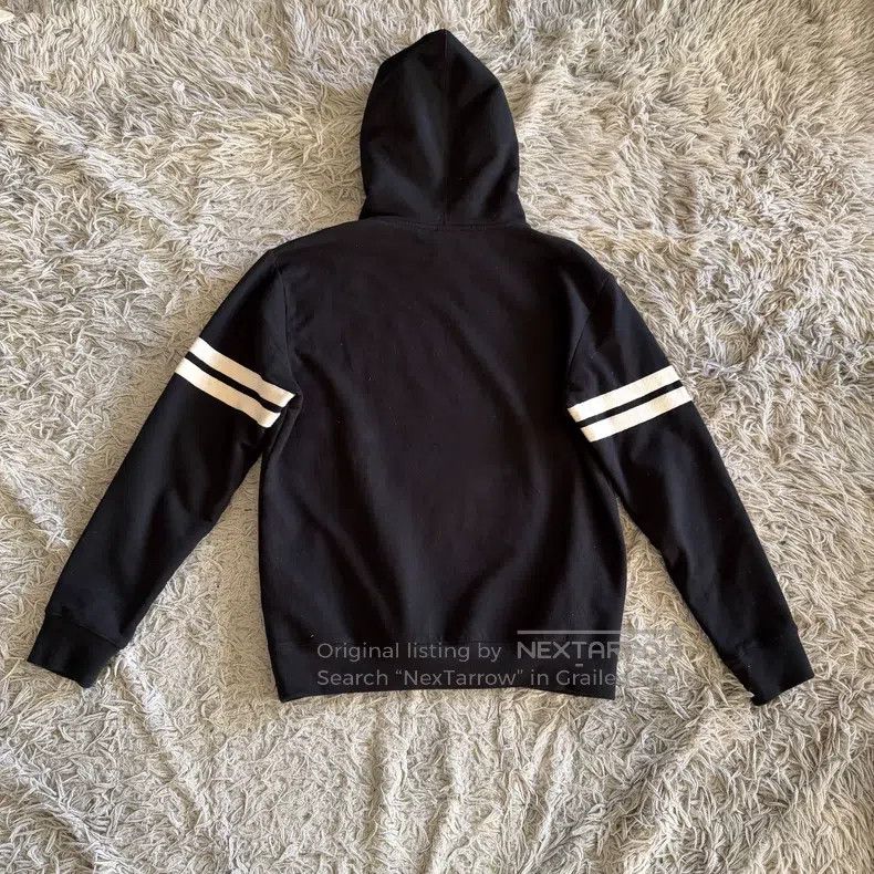 Saint Laurent Paris Saint Laurent Paris Embroidered Letter Striped Sleeve Blac Size M / US 6-8 / IT 42-44 - 3 Thumbnail