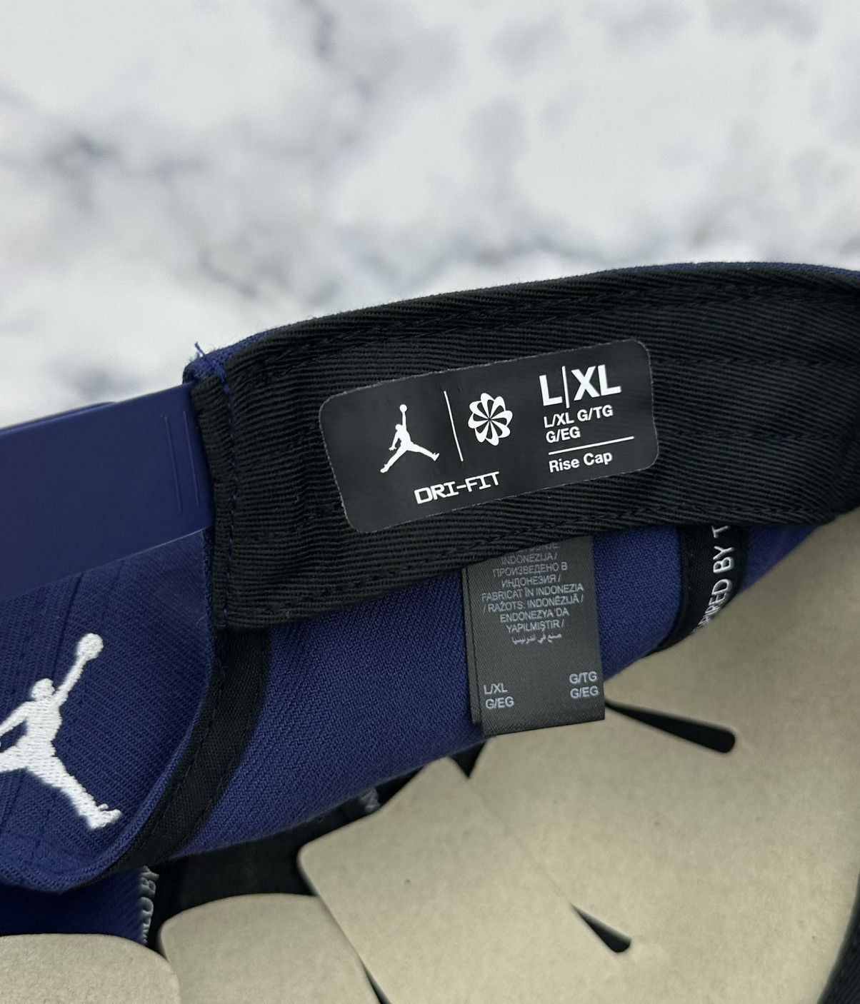 Jordan Brand NWT Nike Air Jordan Rise Cap Hat 1984 Script Logo Size L/XL Size 36 - 8 Thumbnail