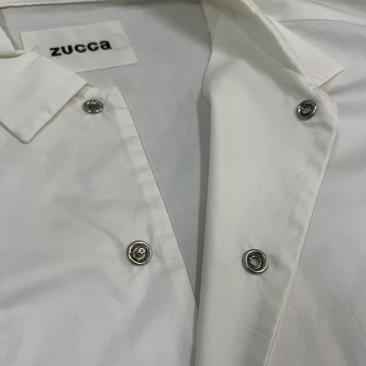 Zucca Issey Miyake Zucca Oversized Open Collar Boxy Shirts Size US L / EU 52-54 / 3 - 6 Thumbnail