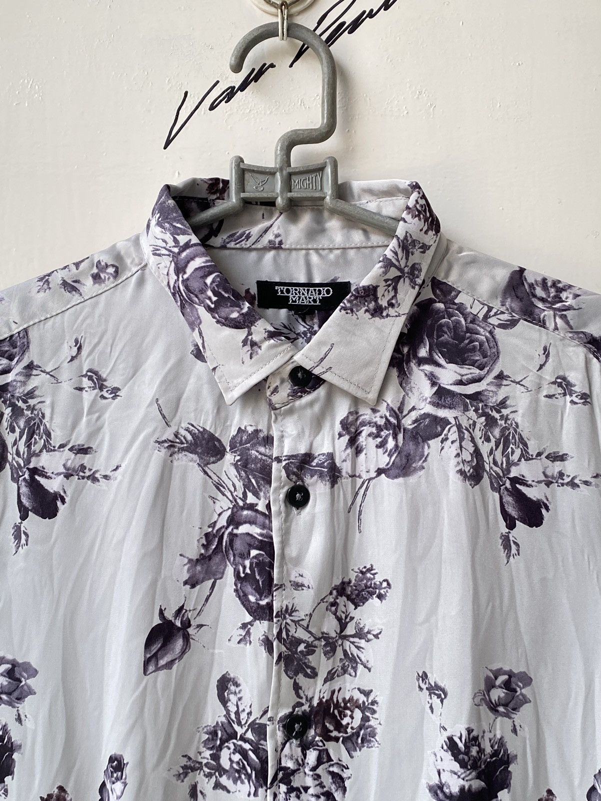 Tornado Mart Tornado Mart Flower Motive Shirt Size US XS / EU 42 / 0 - 13 Thumbnail