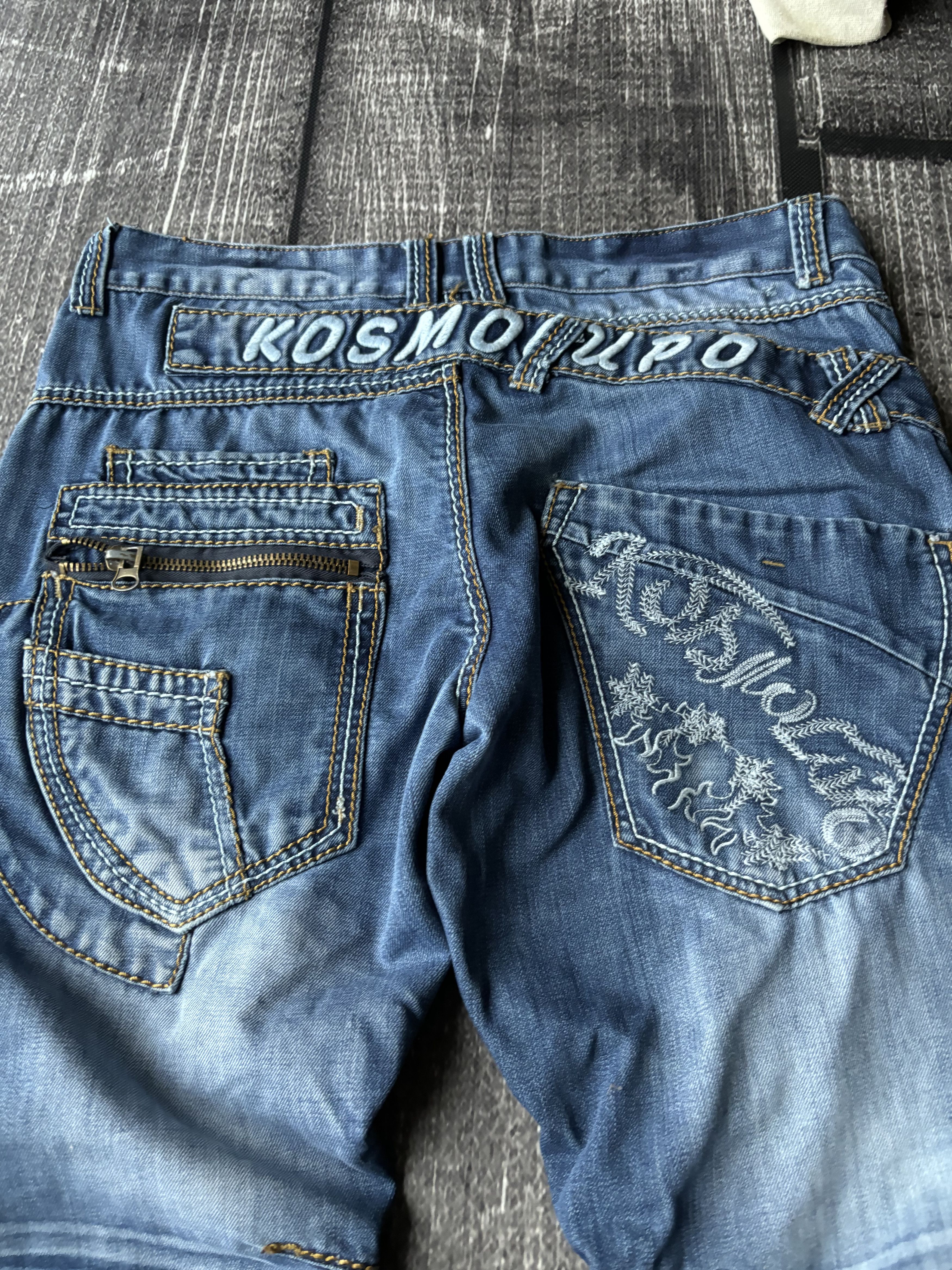 Designer Vintage Rick Owens Junya Watanabe Style Distressed Jeans Size US 32 / EU 48 - 6 Thumbnail