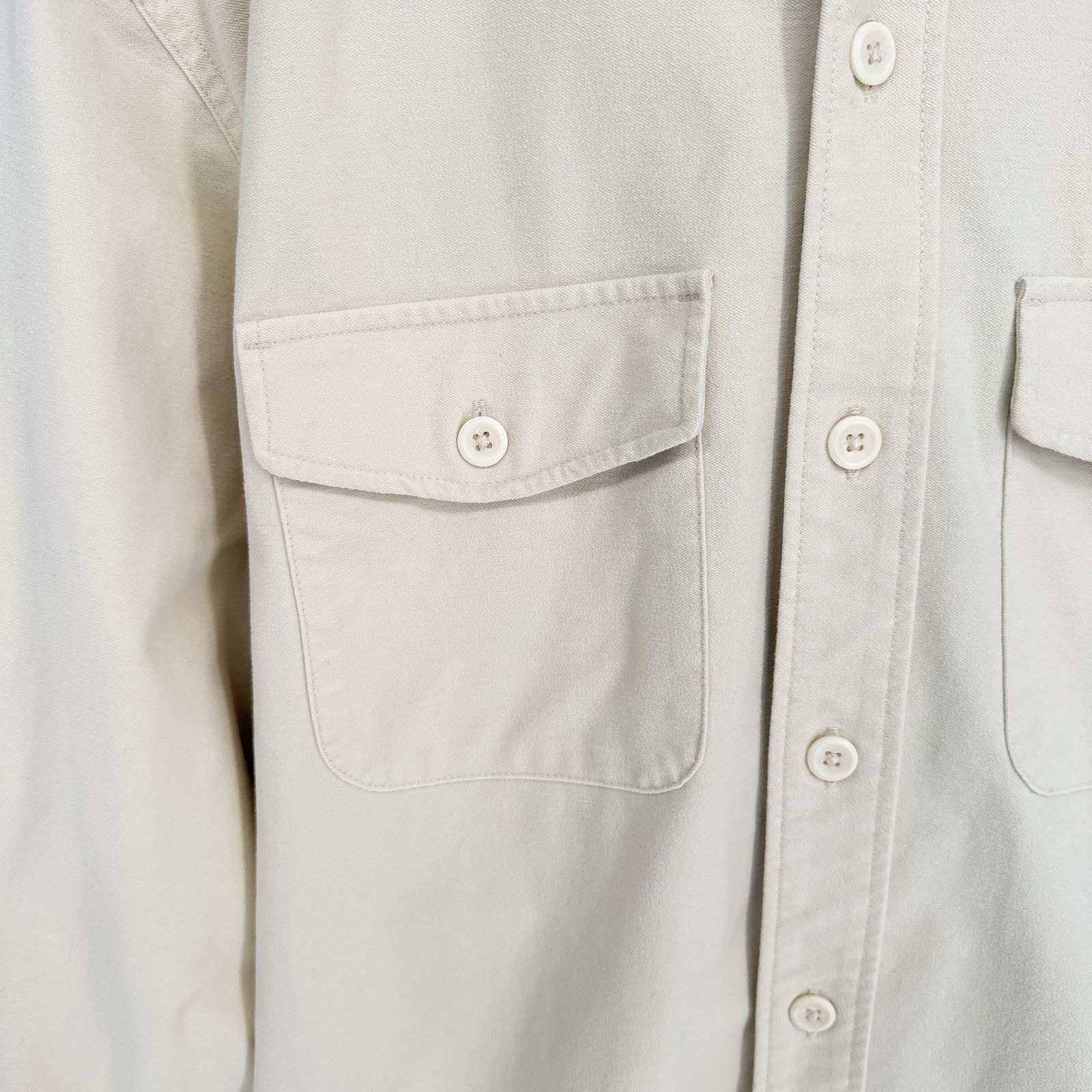 Uniqlo Uniqlo Jersey Shirt Jacket Beige Military Style Stretch Over Size US S / EU 44-46 / 1 - 3 Thumbnail