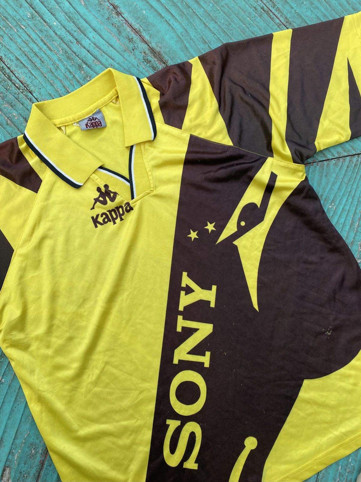 Kappa Kappa x sony vintage jersey Size US XL / EU 56 / 4 - 2 Thumbnail