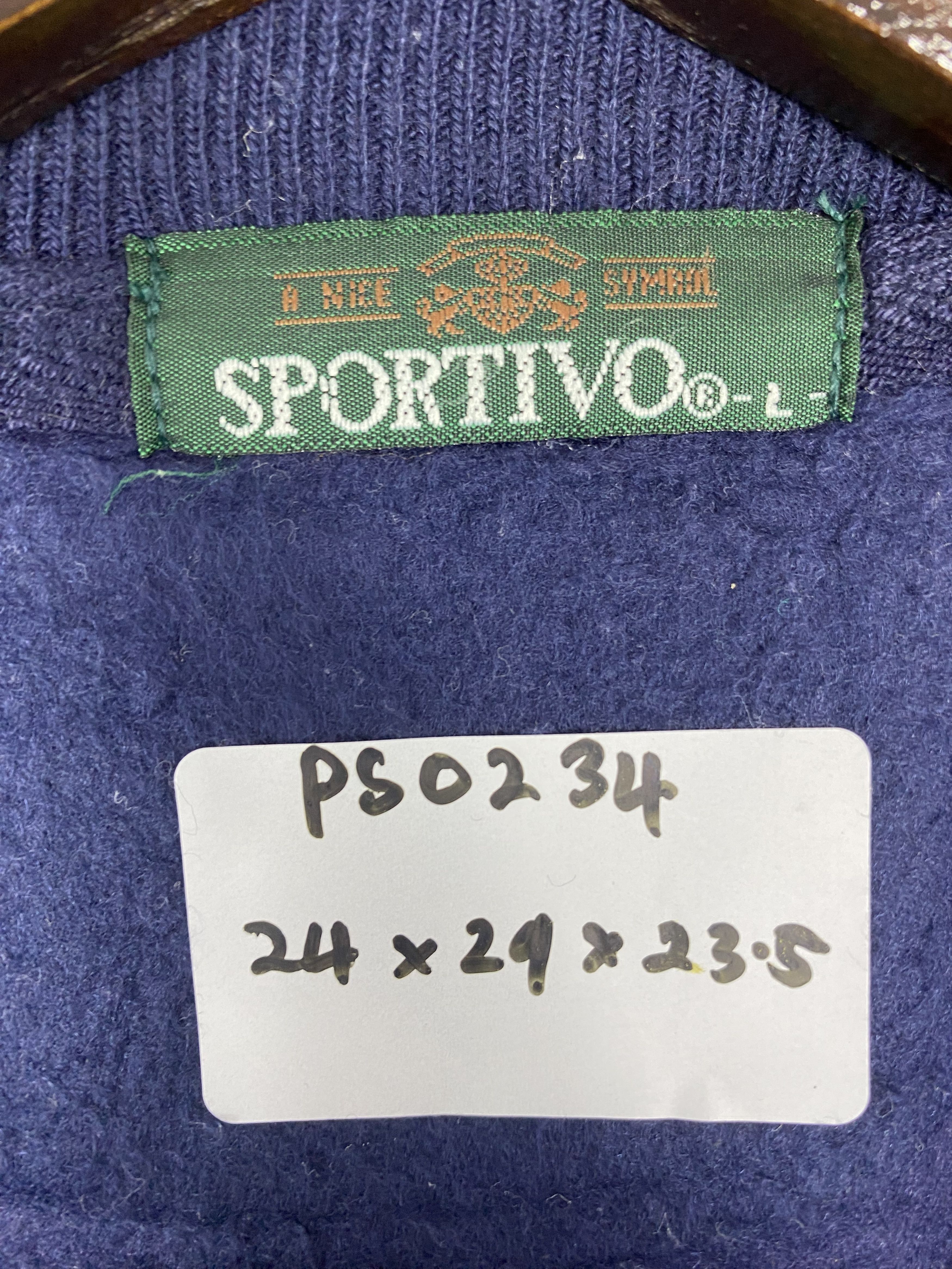 Designer × Vintage Vintage Sportivo Sweatshirts PS0234 Size US L / EU 52-54 / 3 - 8 Thumbnail