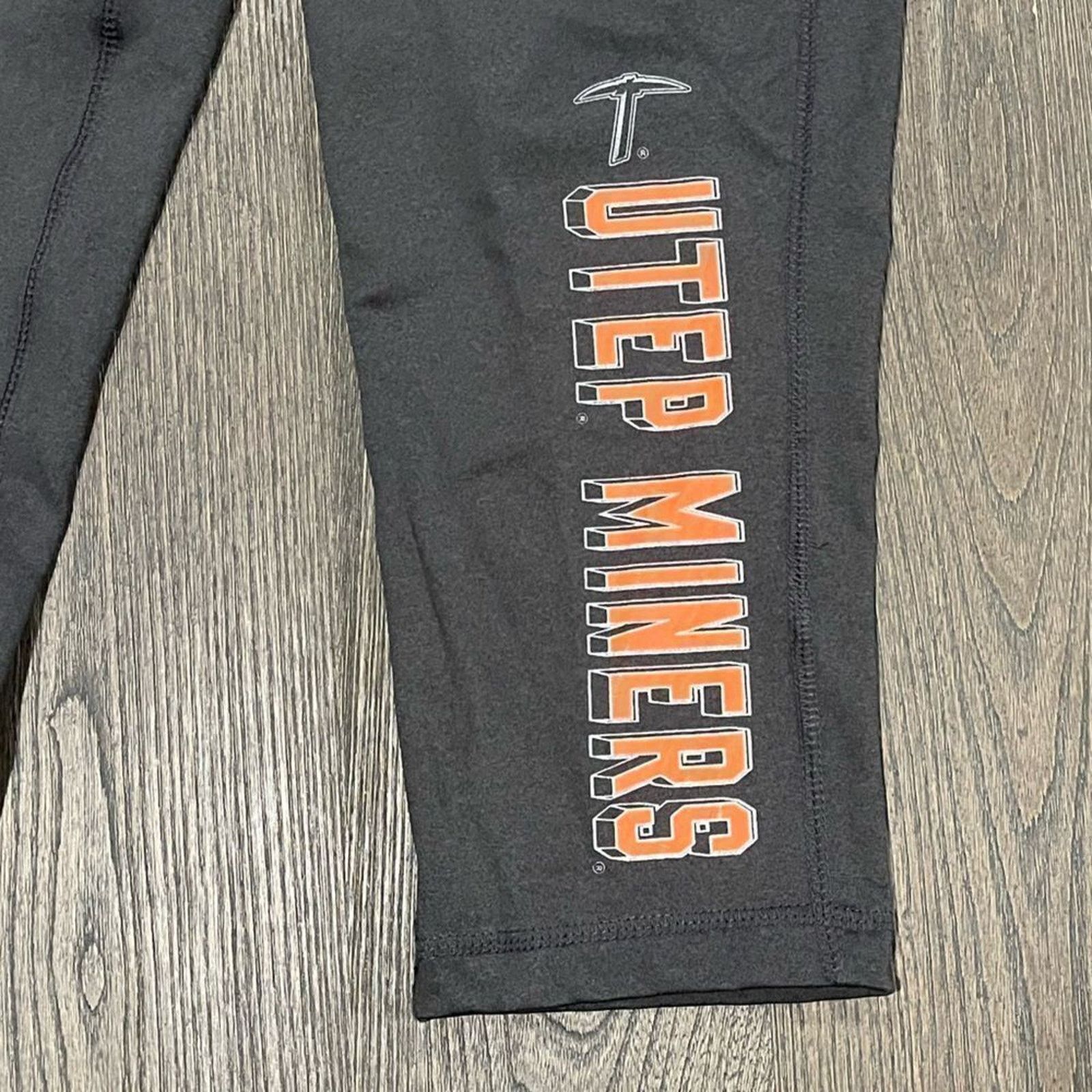 Vintage NWT UTEP Miners Grey Capri Leggings - Size Small Size 26" / US 2 / IT 38 - 5 Thumbnail