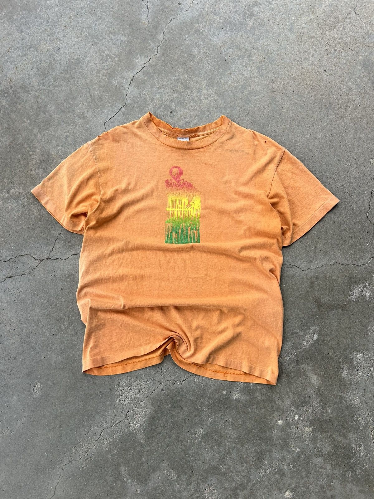 Stussy Vintage 90s Thrashed Stussy Rasta Man Size US L / EU 52-54 / 3 - 1 Thumbnail