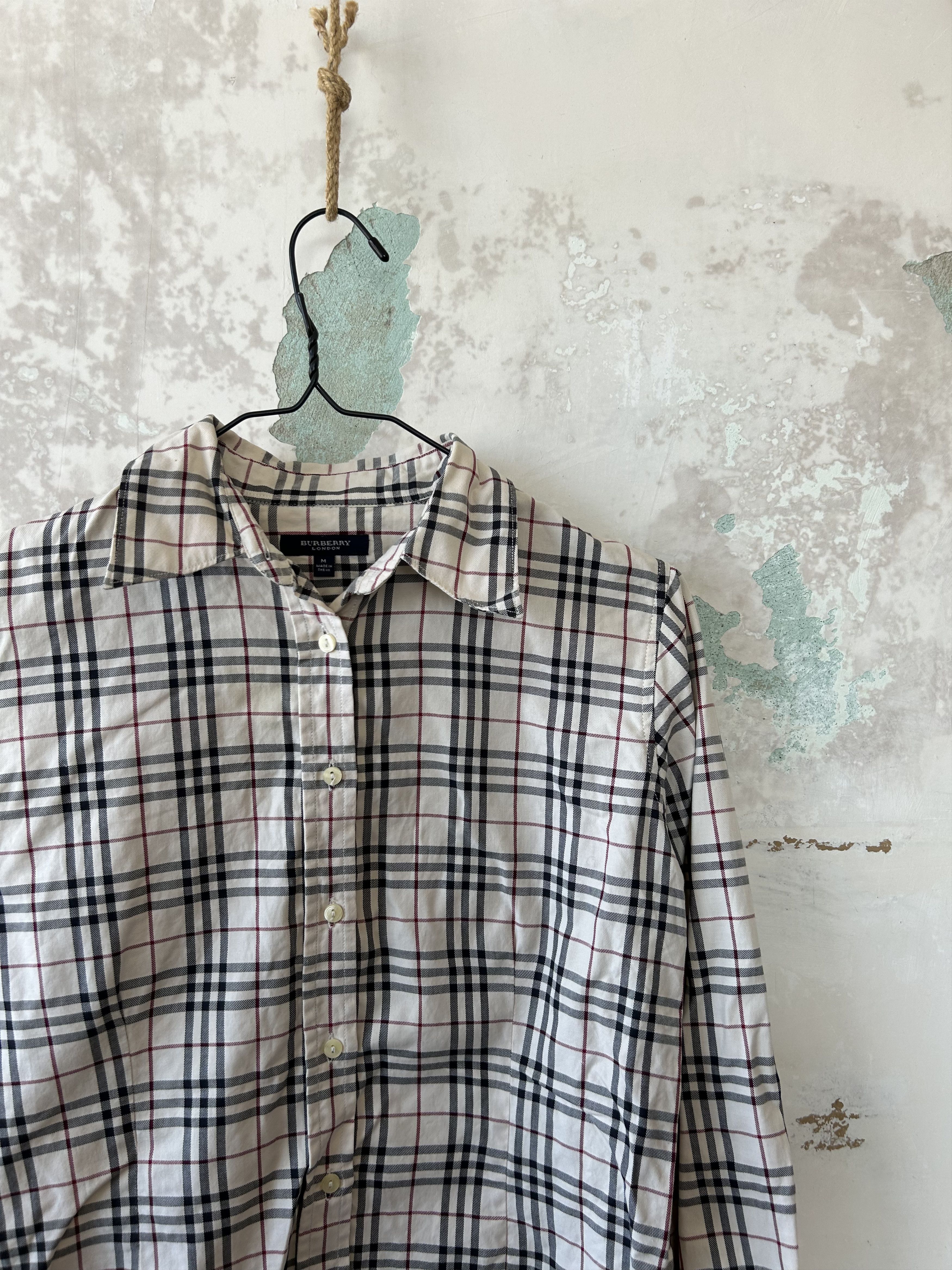 Burberry Vintage Woman Burberry Shirt Long Sleeve Y2K Size M / US 6-8 / IT 42-44 - 3 Thumbnail