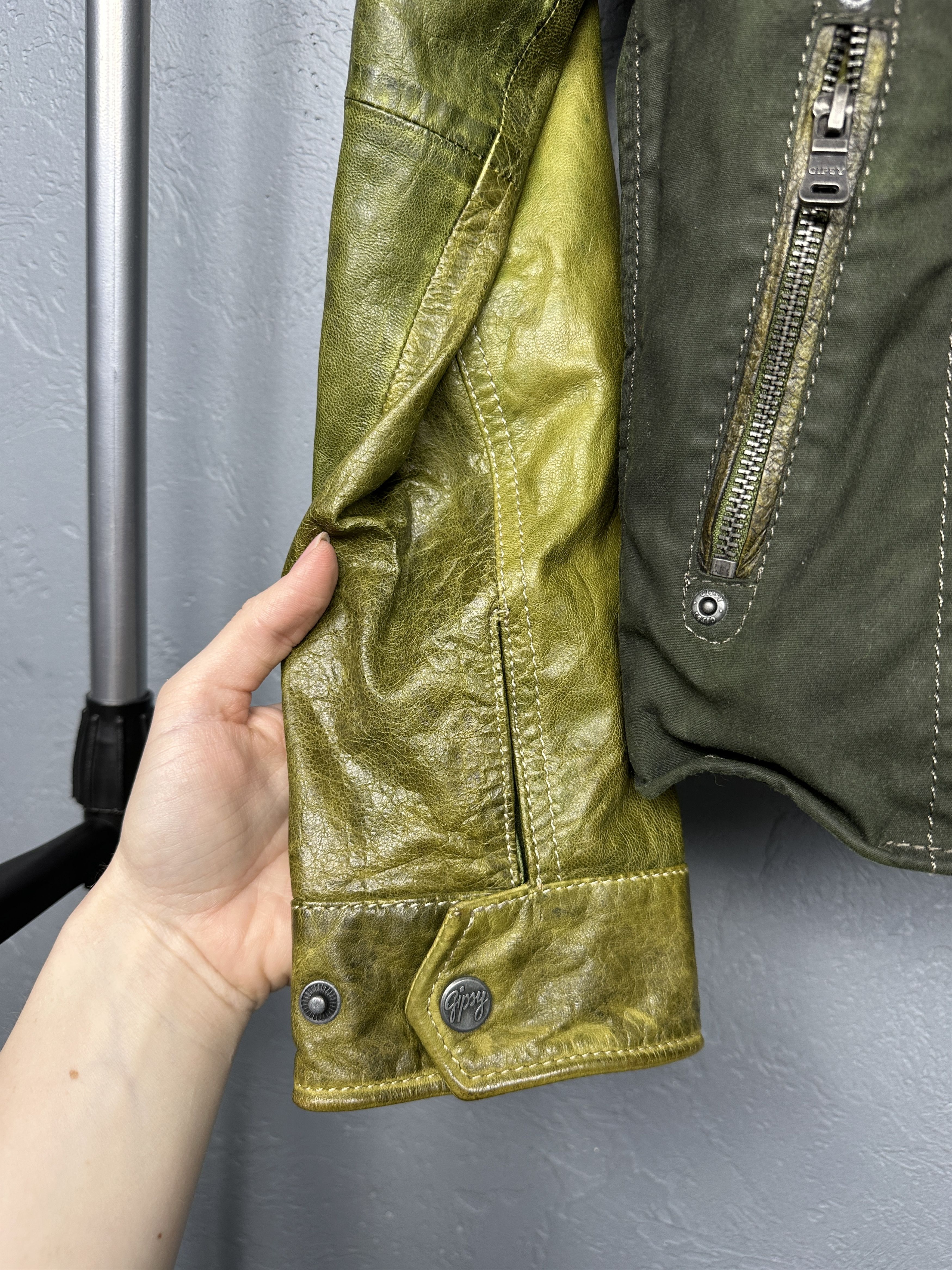 Gypsy Gipsy Vintage Womens Leather Jacket Size L / US 10 / IT 46 - 7 Thumbnail