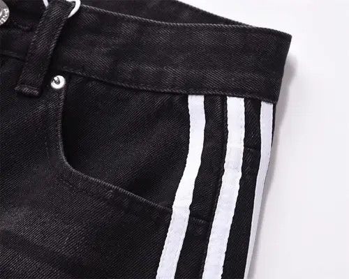 VIBE Loose side stripe wide-leg jeans Size US 32 / EU 48 - 4 Thumbnail