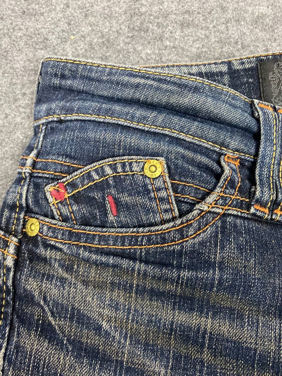 Japanese Brand c-17 japanese brands bootcut flare distressed denim Size 30" / US 8 / IT 44 - 10 Thumbnail