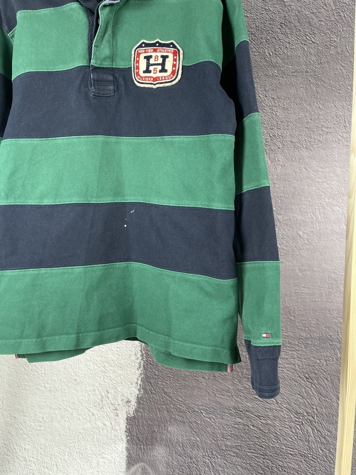 Tommy Hilfiger Tommy Hilfiger vintage striped rugby long sleeve polo Size US M / EU 48-50 / 2 - 6 Thumbnail