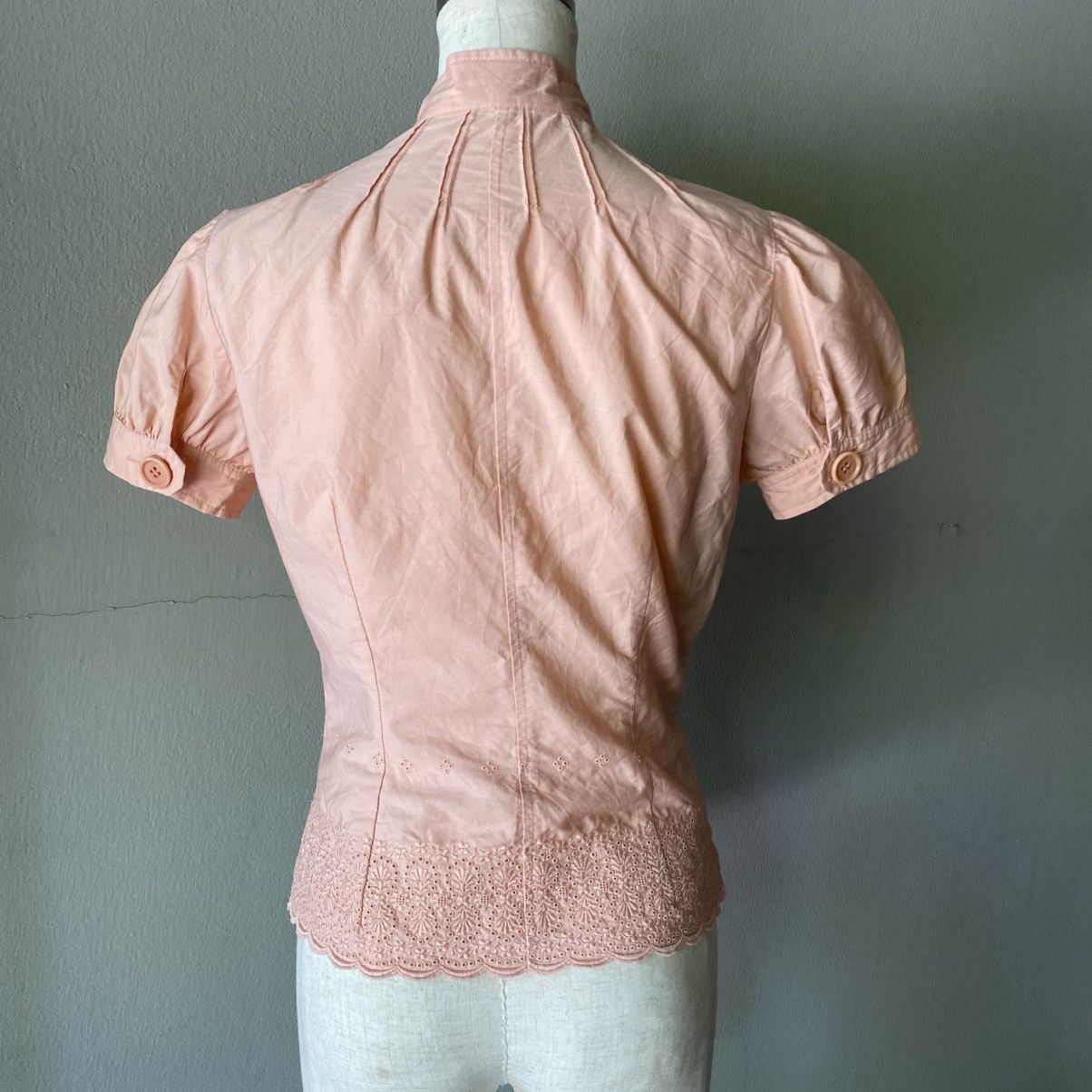 Paul Smith Paul Smith Peach Puff Blouse Size S / US 4 / IT 40 - 13 Thumbnail