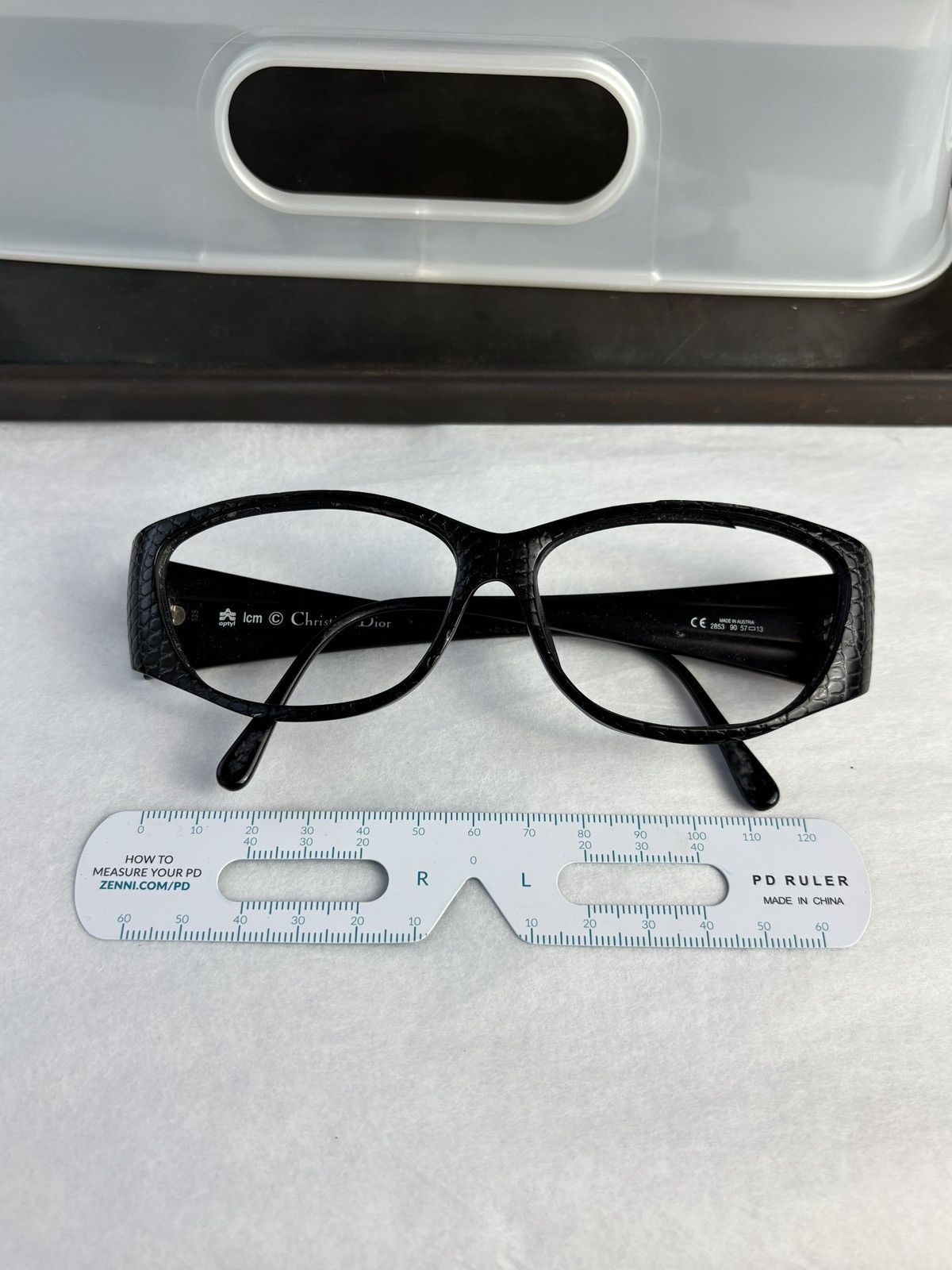 Christian Dior Monsieur × Dior × Vintage Vintage Christian Dior Frames Broken Part Austria 2853 Optyl Size ONE SIZE - 7 Thumbnail